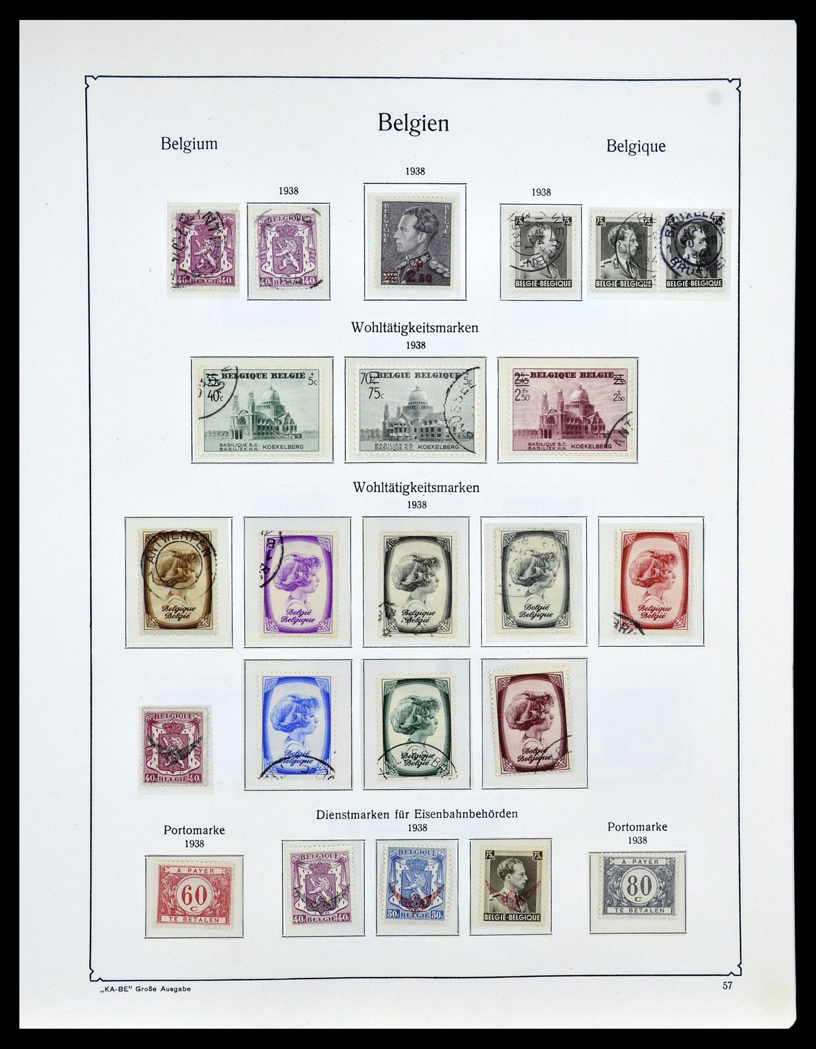 35034 069 - Stamp Collection 35034 Belgium 1849-1982.