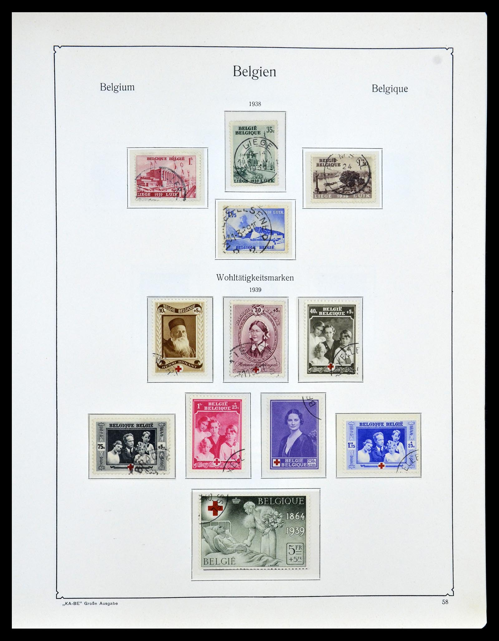 35034 070 - Stamp Collection 35034 Belgium 1849-1982.