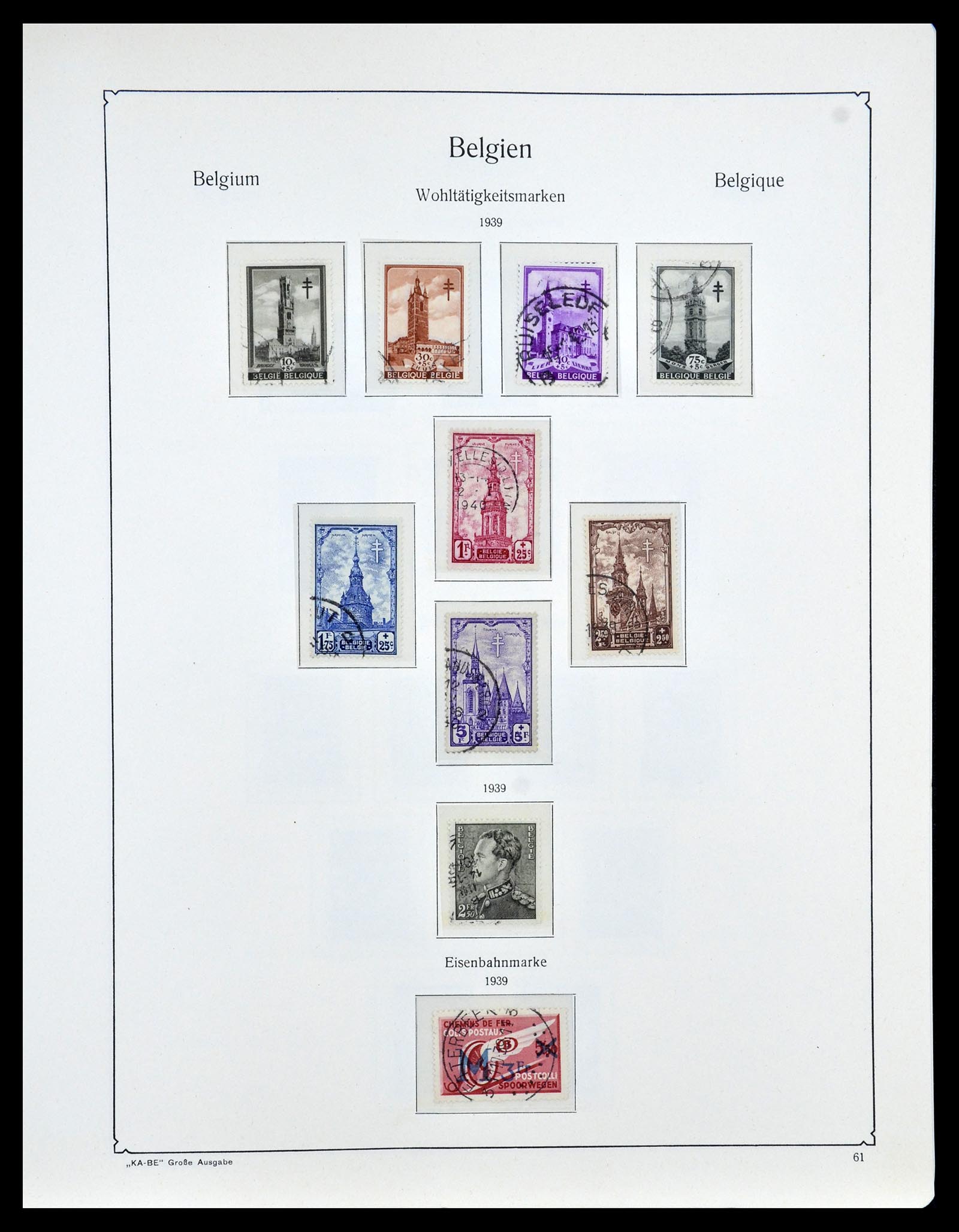 35034 073 - Stamp Collection 35034 Belgium 1849-1982.