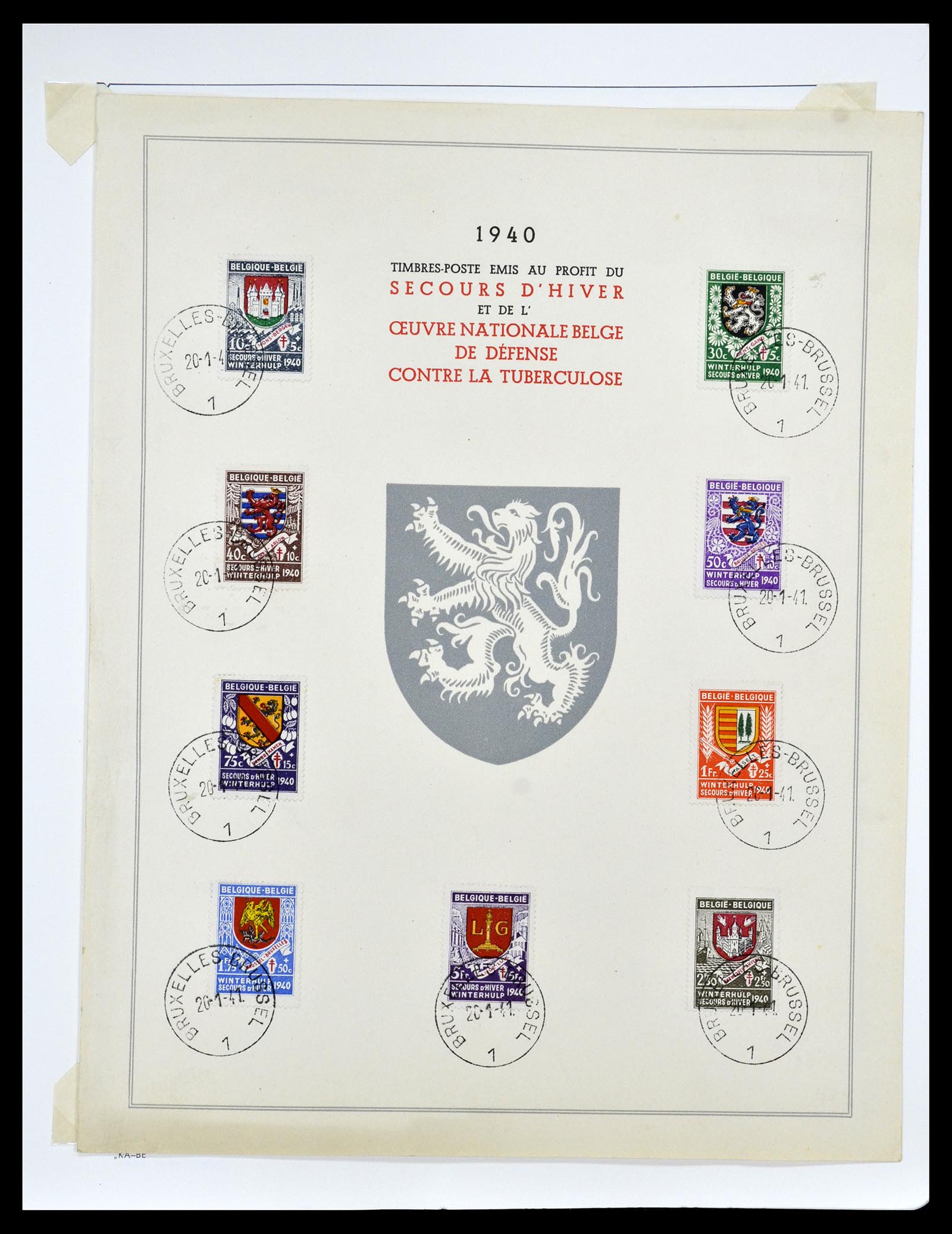 35034 076 - Stamp Collection 35034 Belgium 1849-1982.