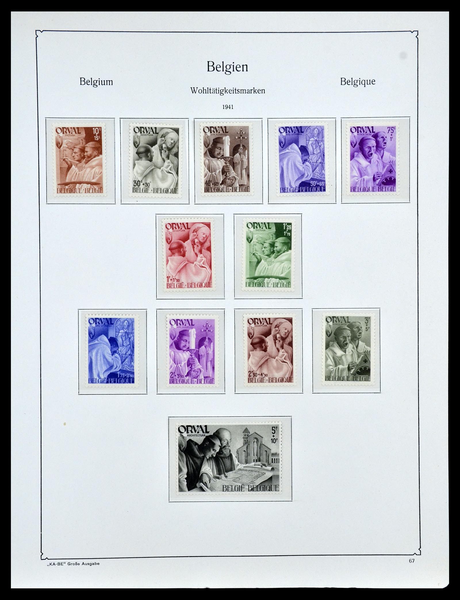 35034 081 - Stamp Collection 35034 Belgium 1849-1982.