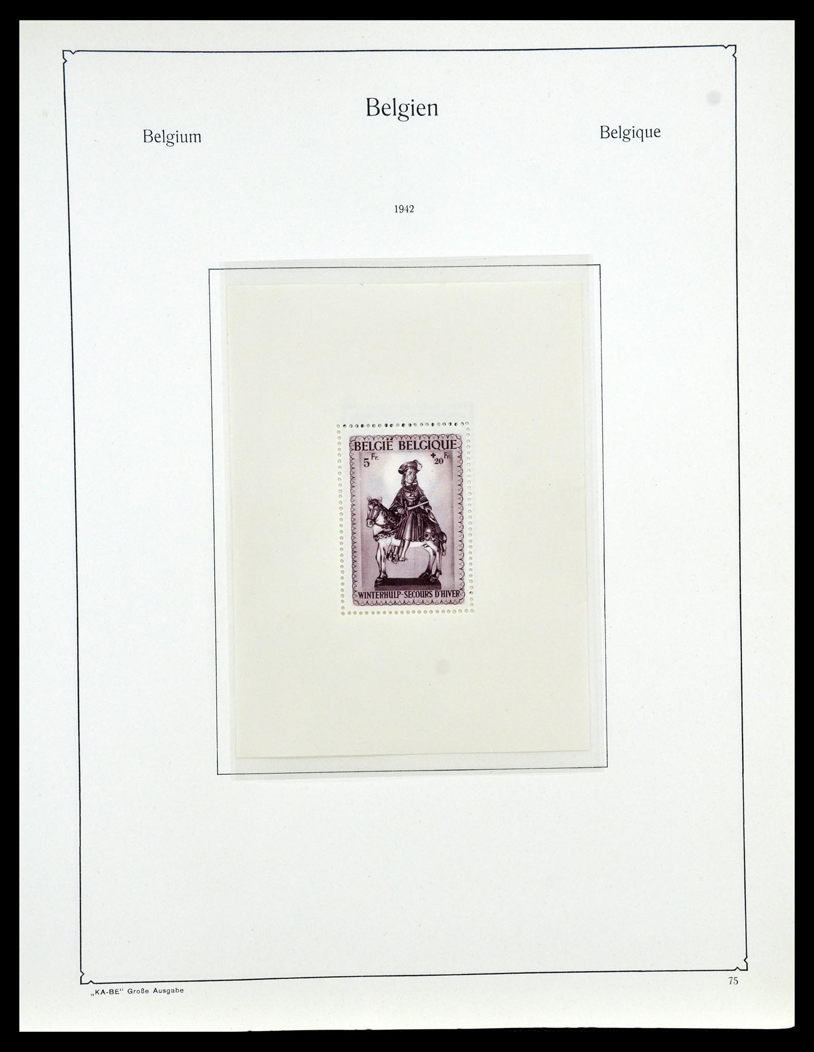 35034 093 - Postzegelverzameling 35034 België 1849-1982.