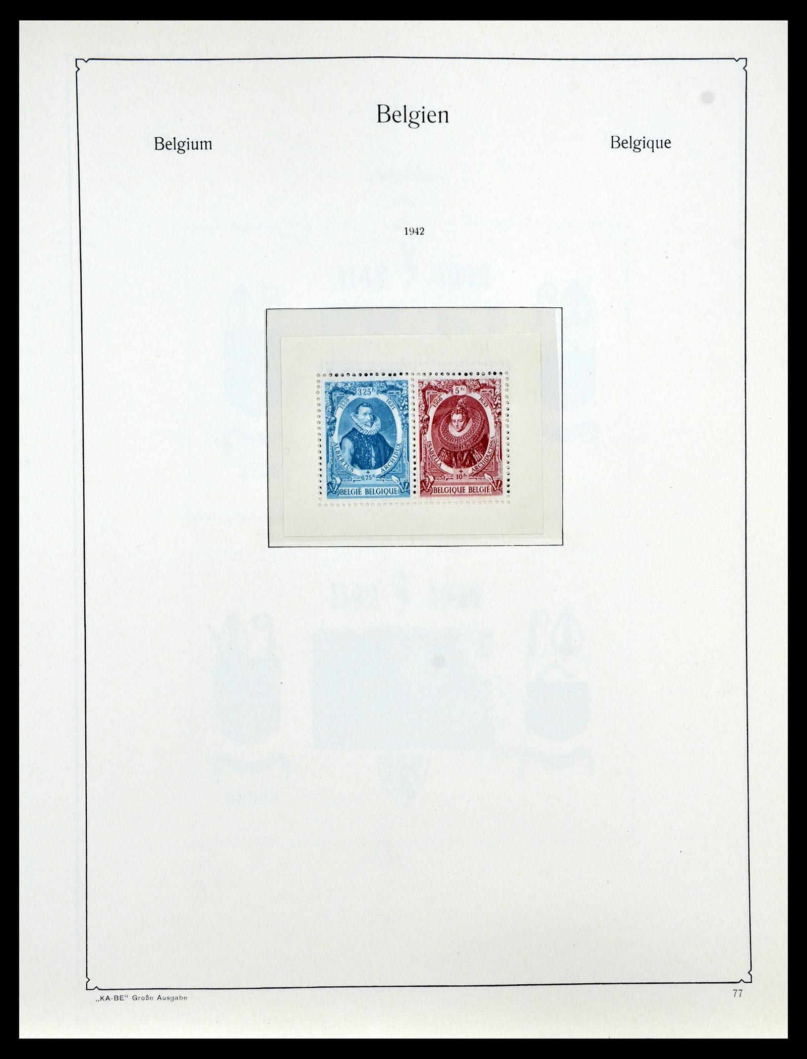 35034 095 - Stamp Collection 35034 Belgium 1849-1982.
