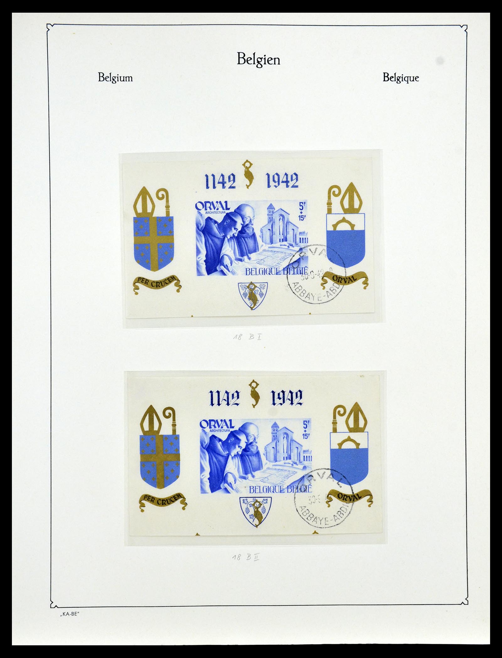 35034 098 - Postzegelverzameling 35034 België 1849-1982.