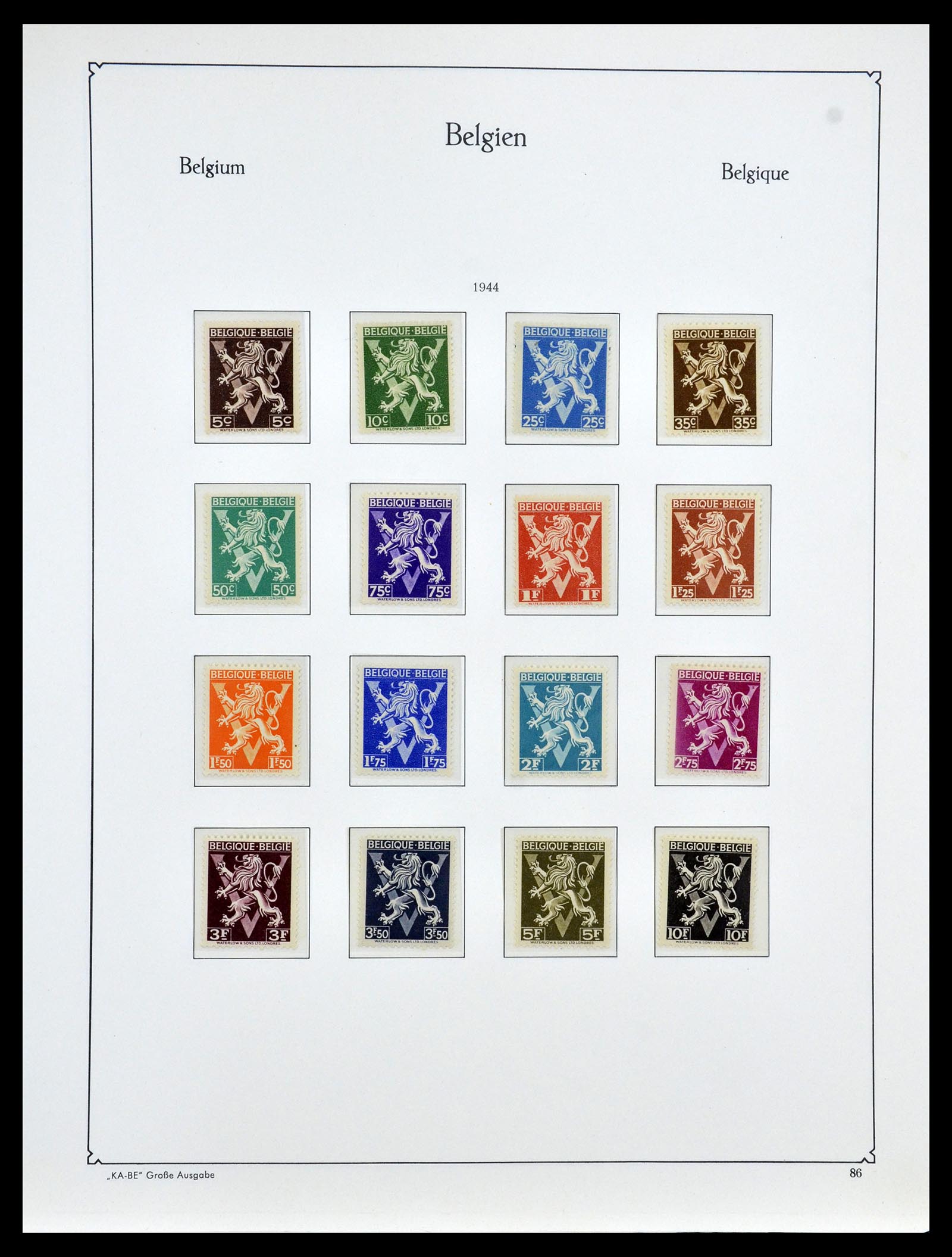 35034 116 - Postzegelverzameling 35034 België 1849-1982.