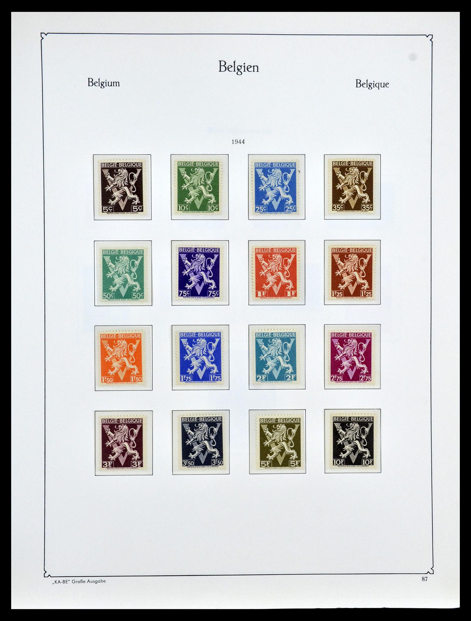 35034 117 - Postzegelverzameling 35034 België 1849-1982.