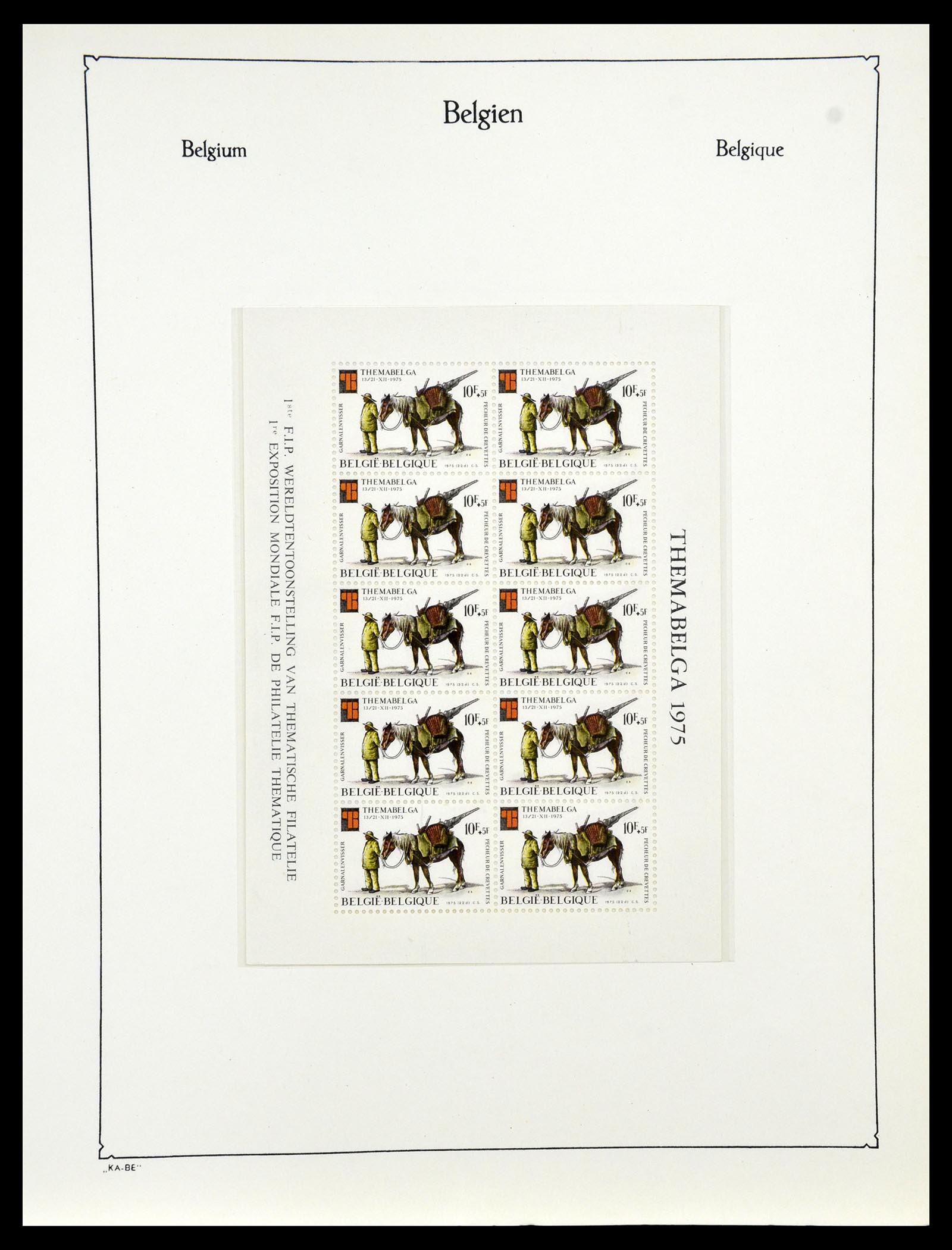35034 303 - Postzegelverzameling 35034 België 1849-1982.