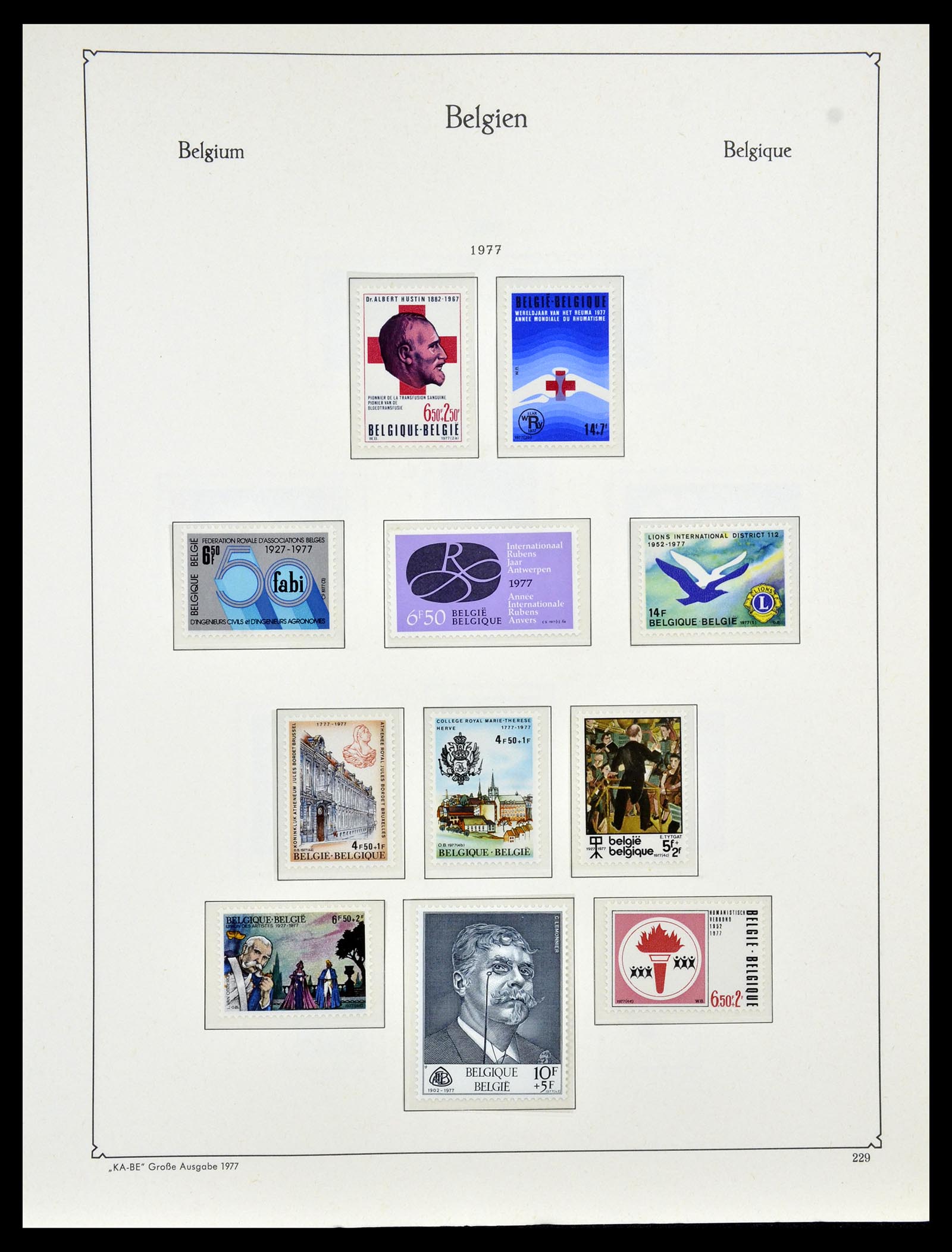 35034 311 - Postzegelverzameling 35034 België 1849-1982.