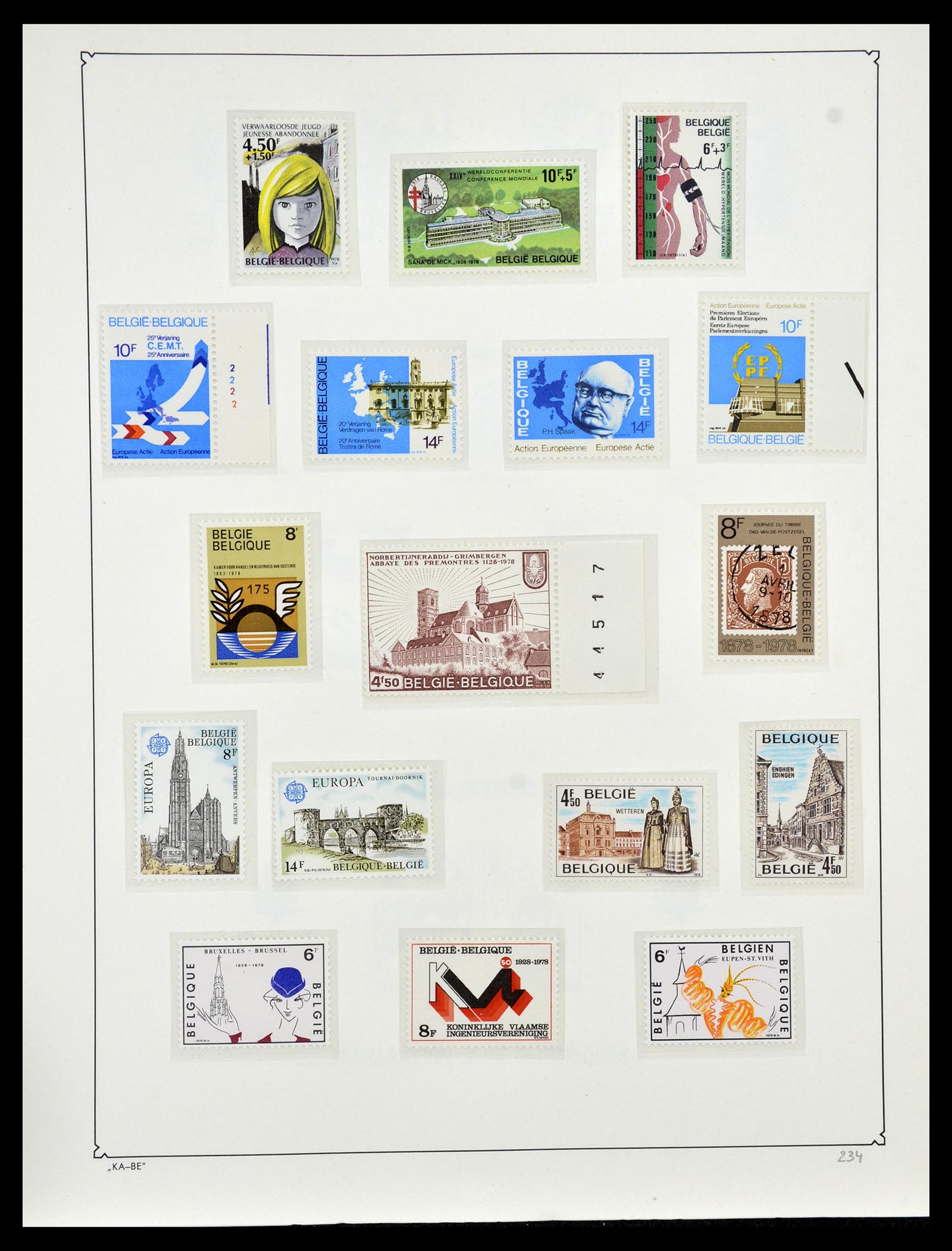 35034 316 - Stamp Collection 35034 Belgium 1849-1982.