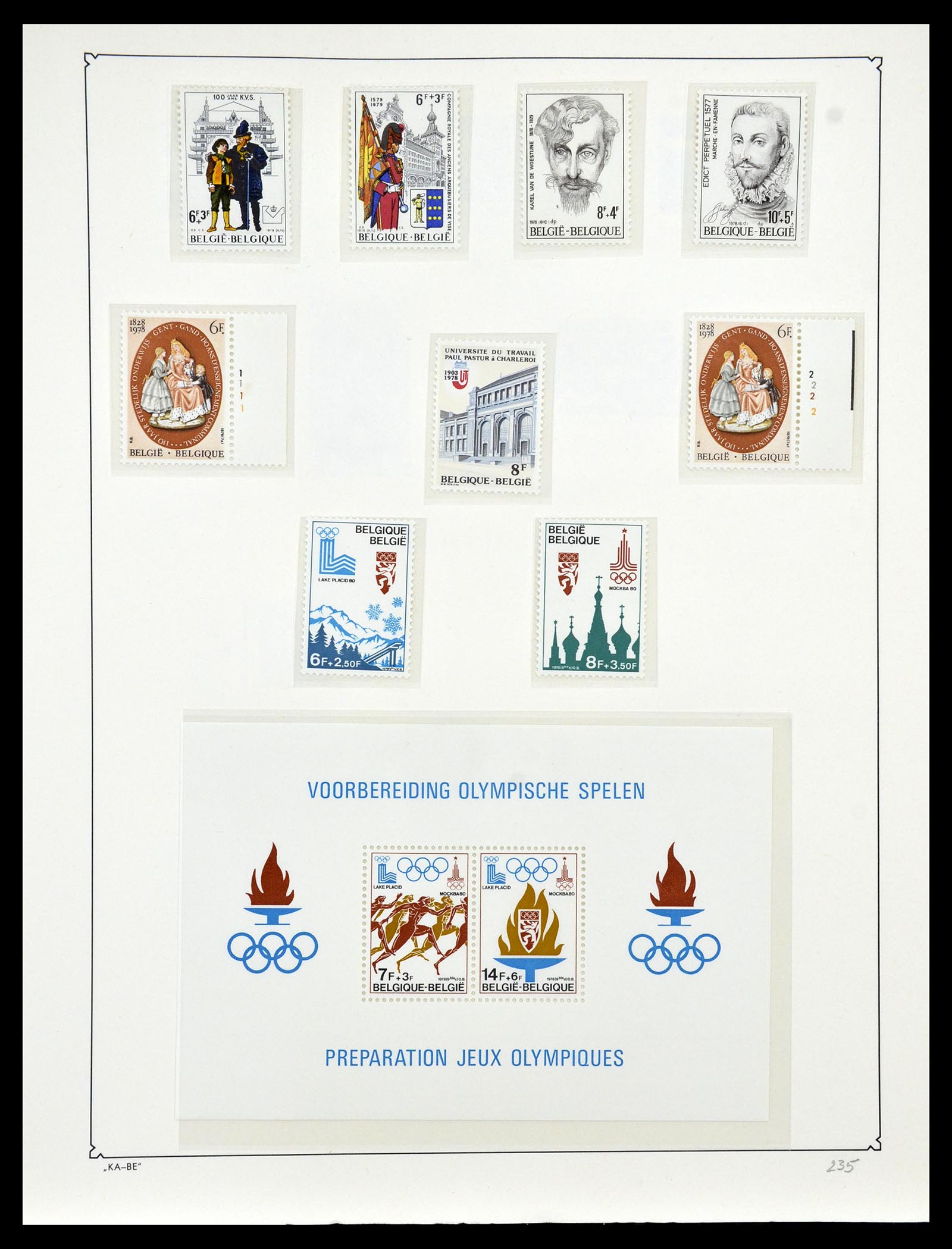 35034 317 - Postzegelverzameling 35034 België 1849-1982.