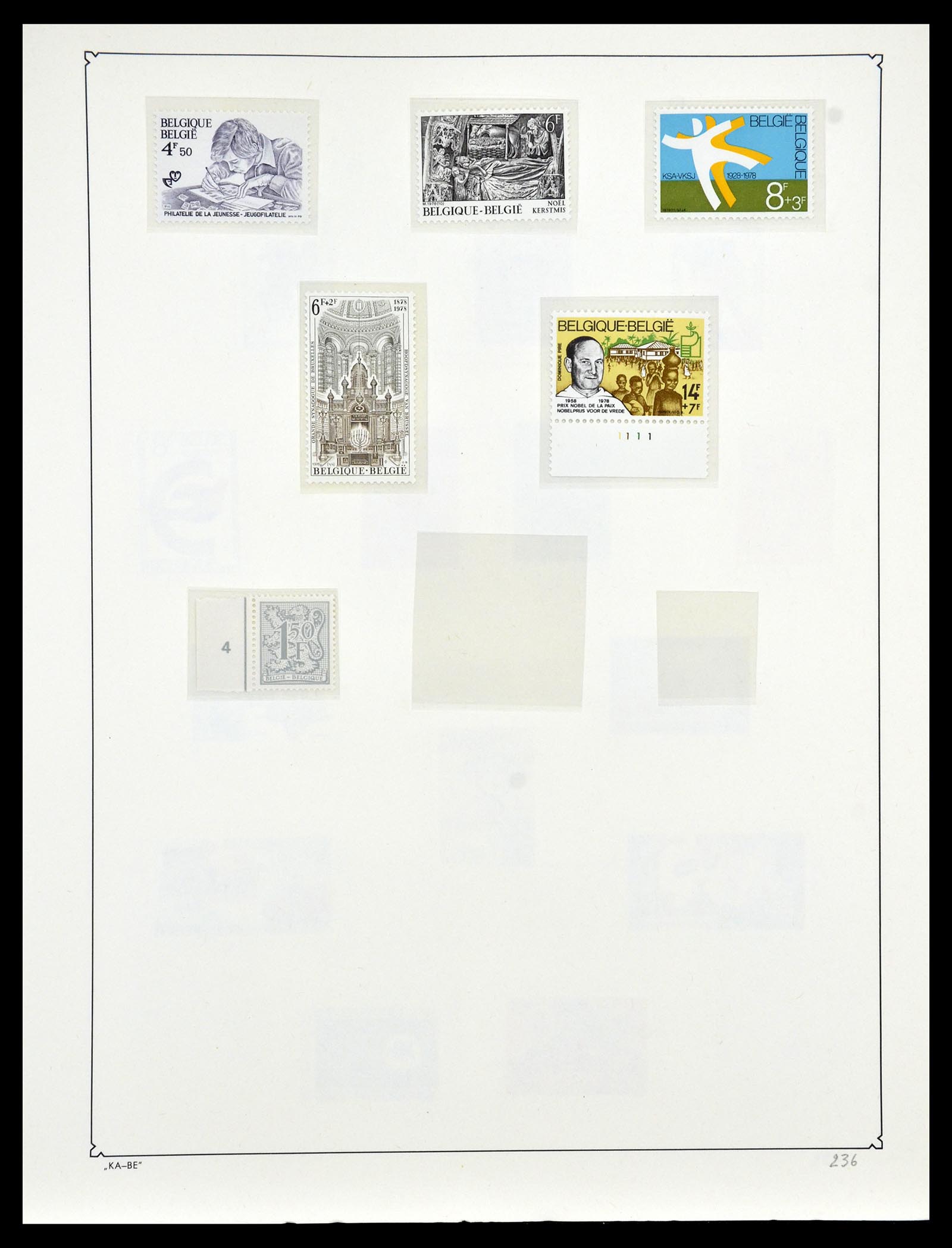 35034 318 - Postzegelverzameling 35034 België 1849-1982.