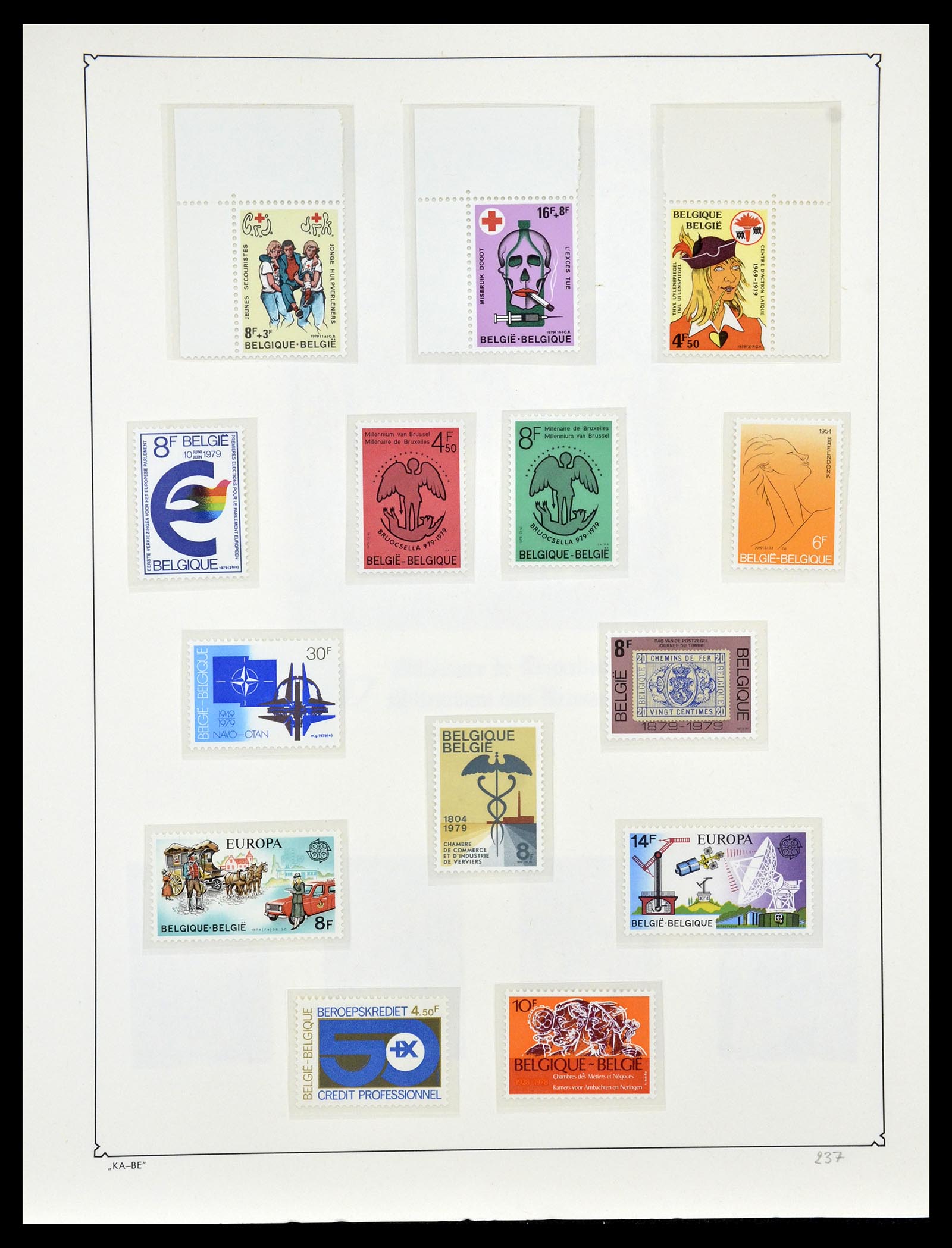 35034 319 - Stamp Collection 35034 Belgium 1849-1982.