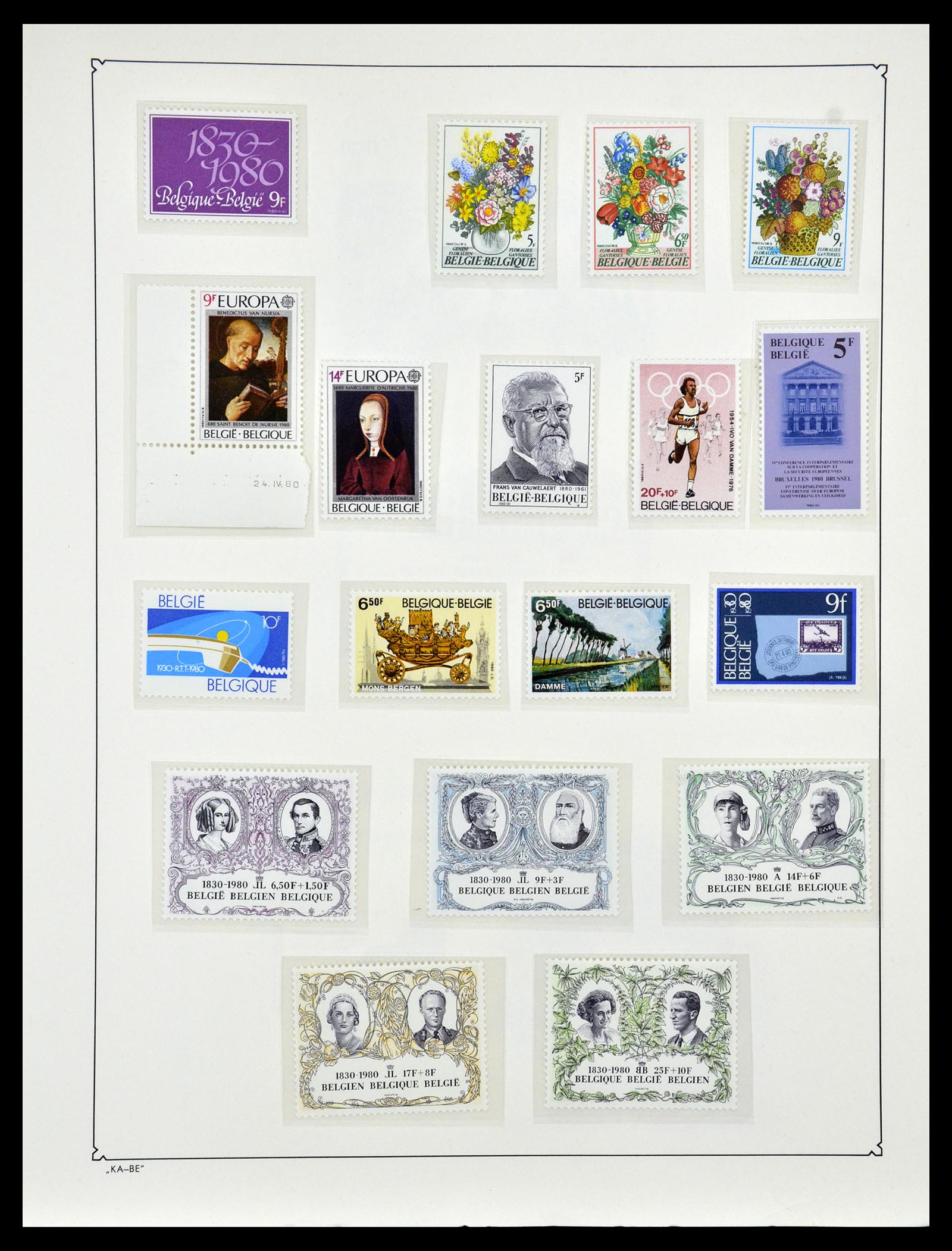 35034 322 - Postzegelverzameling 35034 België 1849-1982.