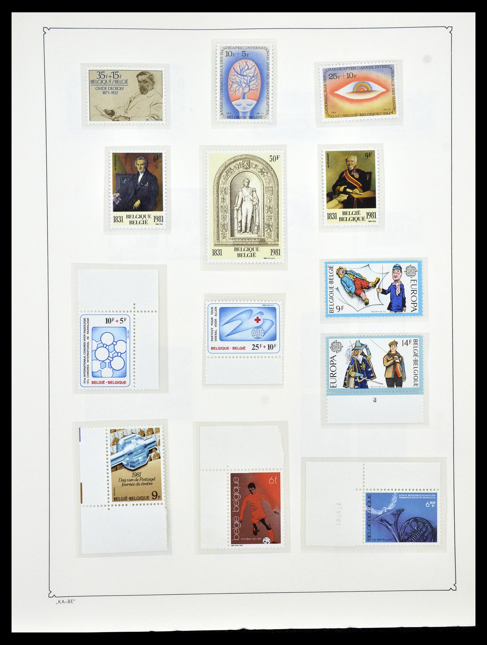 35034 325 - Postzegelverzameling 35034 België 1849-1982.