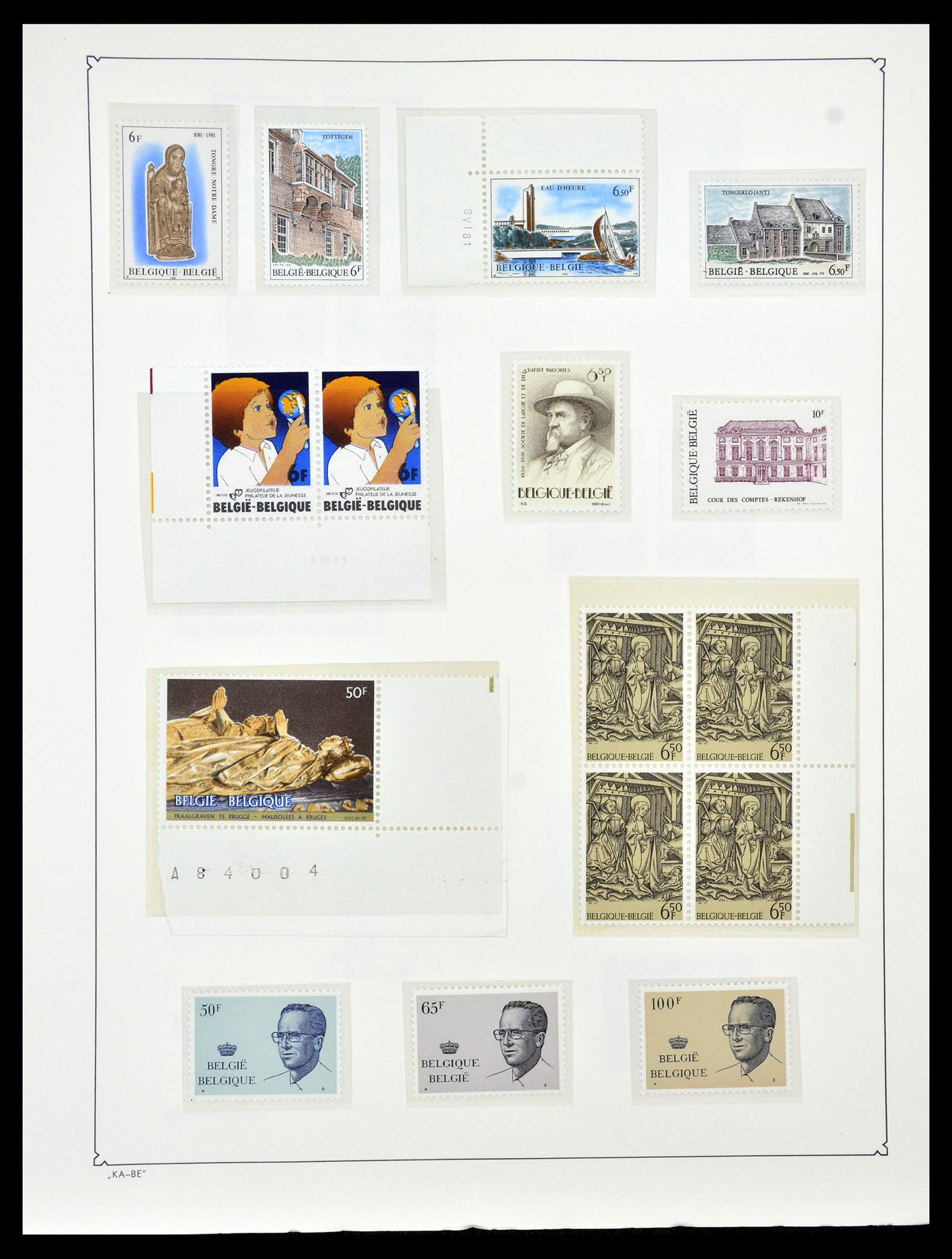 35034 326 - Postzegelverzameling 35034 België 1849-1982.