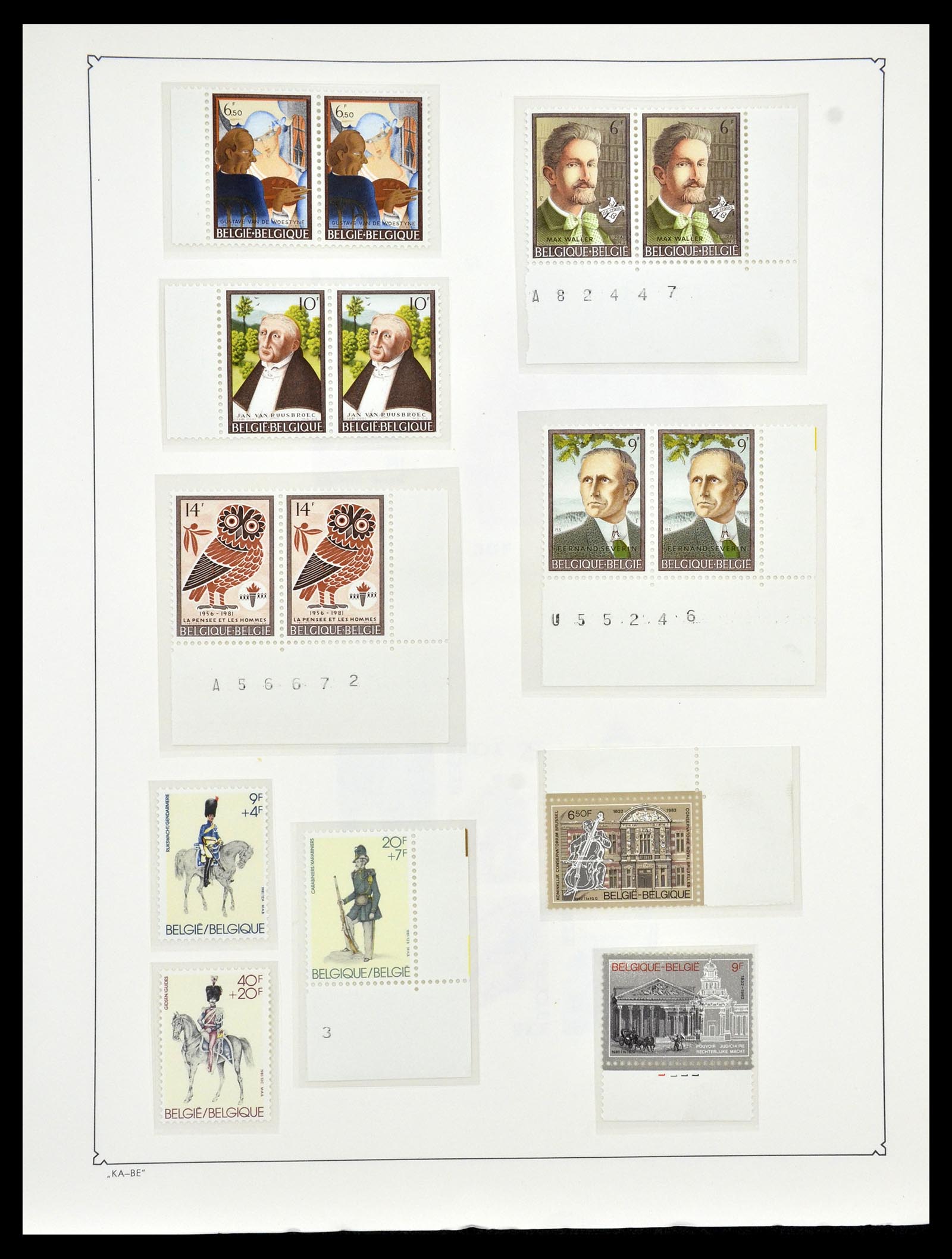 35034 327 - Stamp Collection 35034 Belgium 1849-1982.