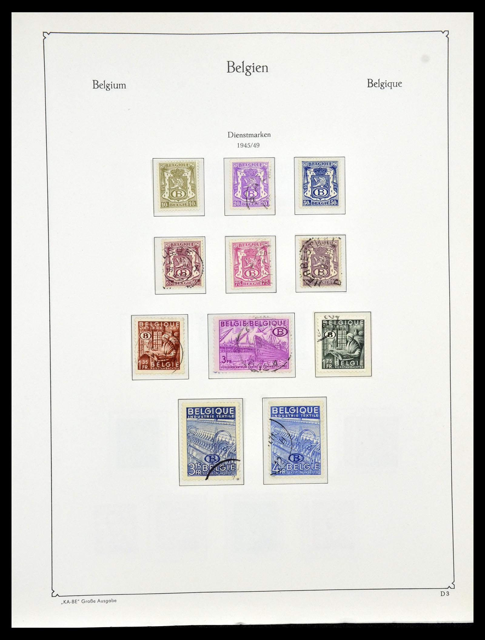 35034 329 - Stamp Collection 35034 Belgium 1849-1982.