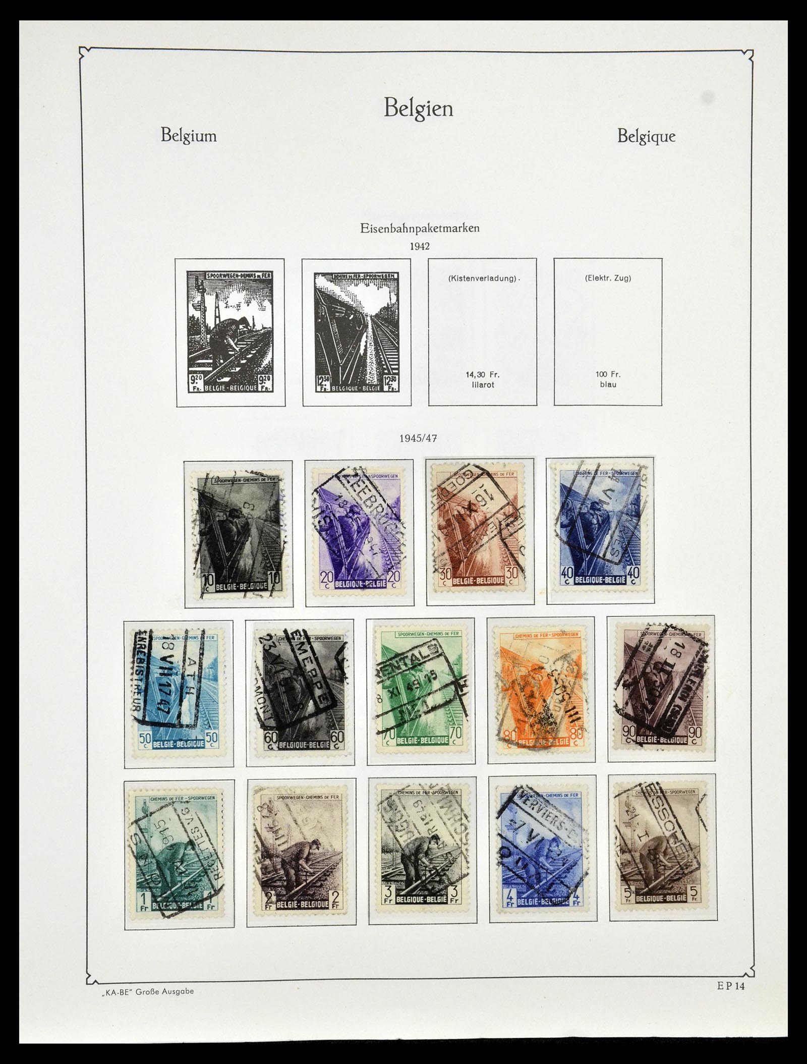 35034 331 - Stamp Collection 35034 Belgium 1849-1982.