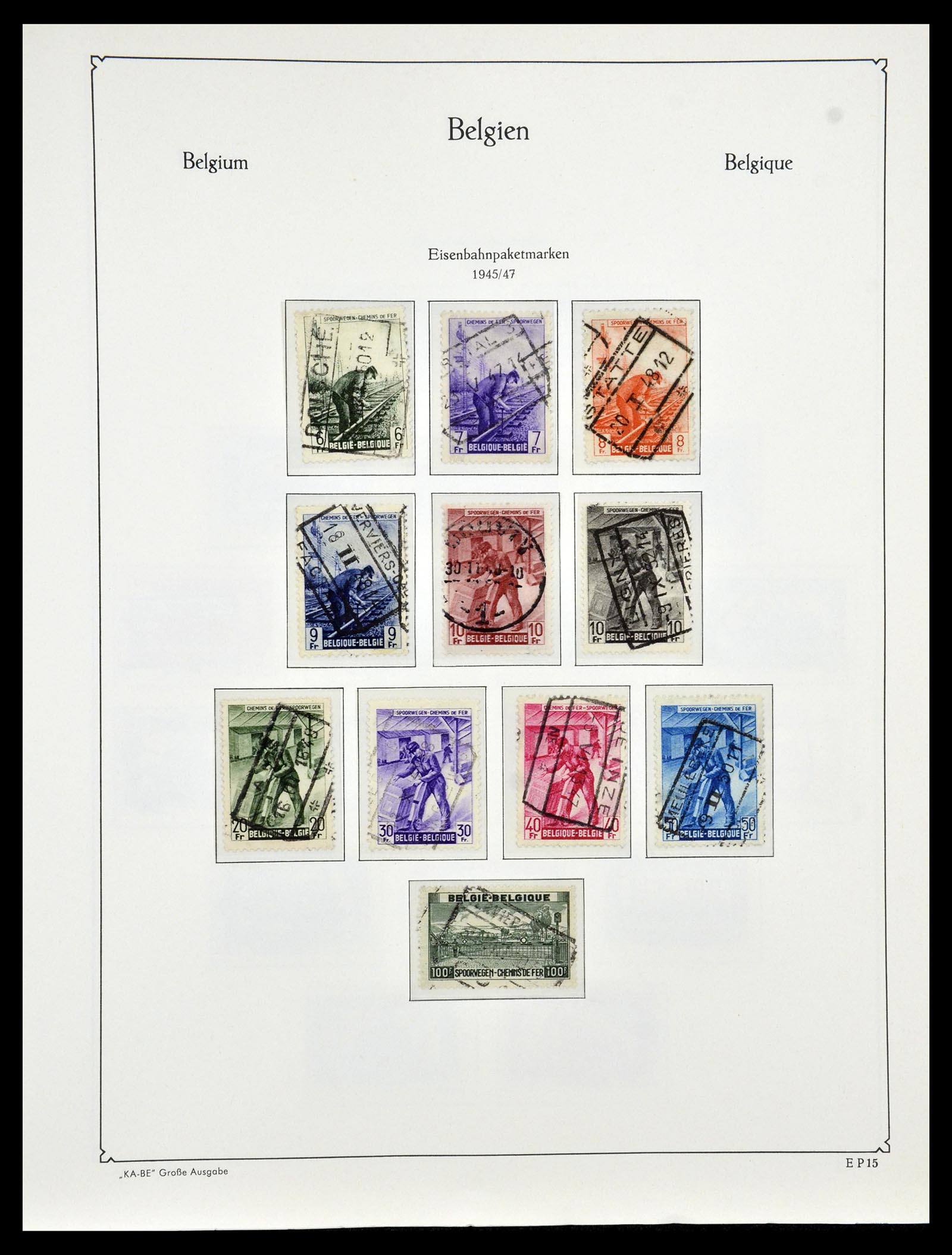 35034 332 - Postzegelverzameling 35034 België 1849-1982.