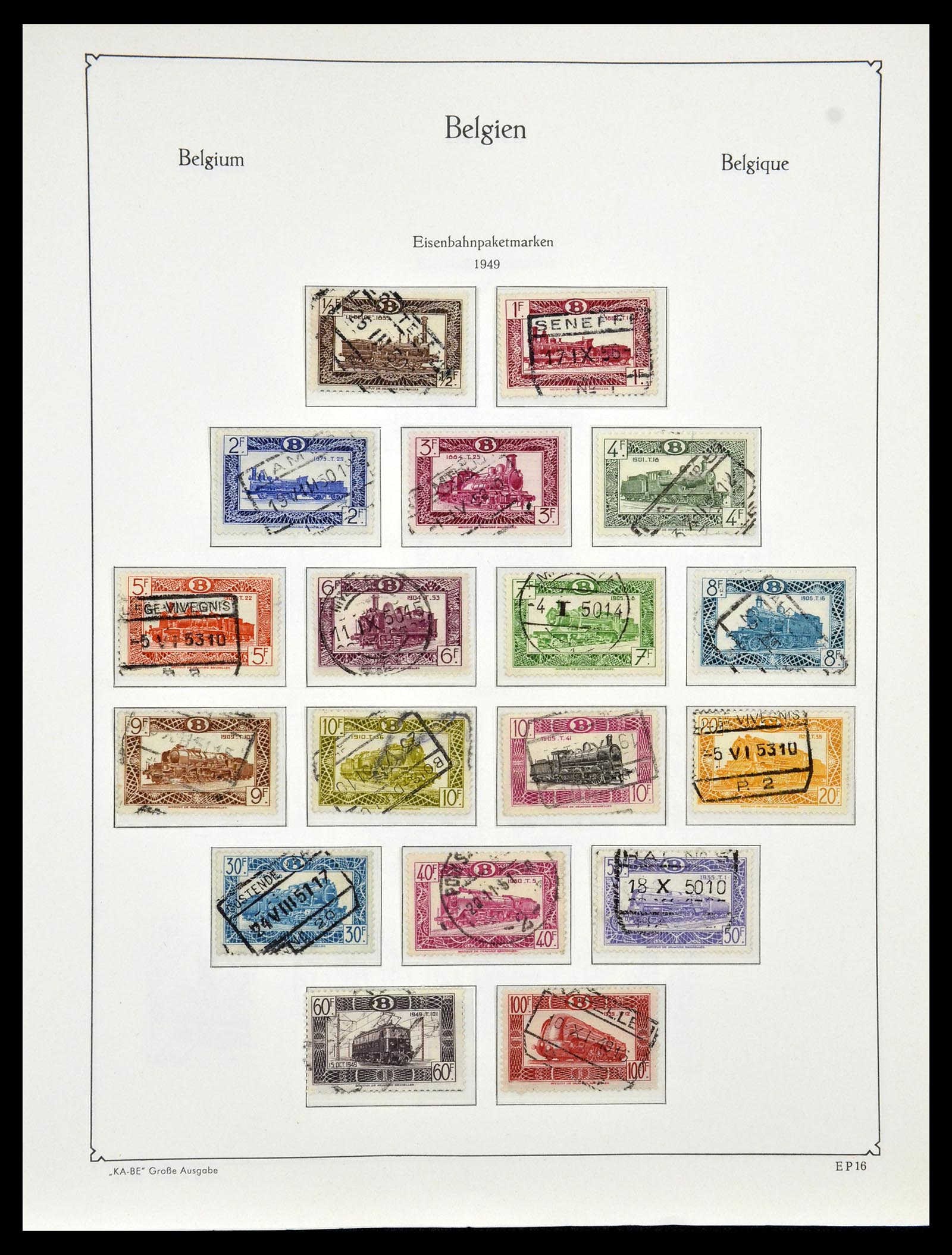 35034 333 - Postzegelverzameling 35034 België 1849-1982.