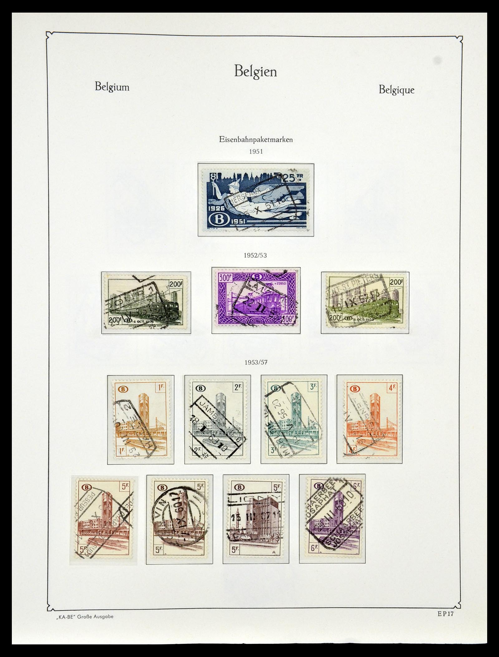 35034 334 - Stamp Collection 35034 Belgium 1849-1982.
