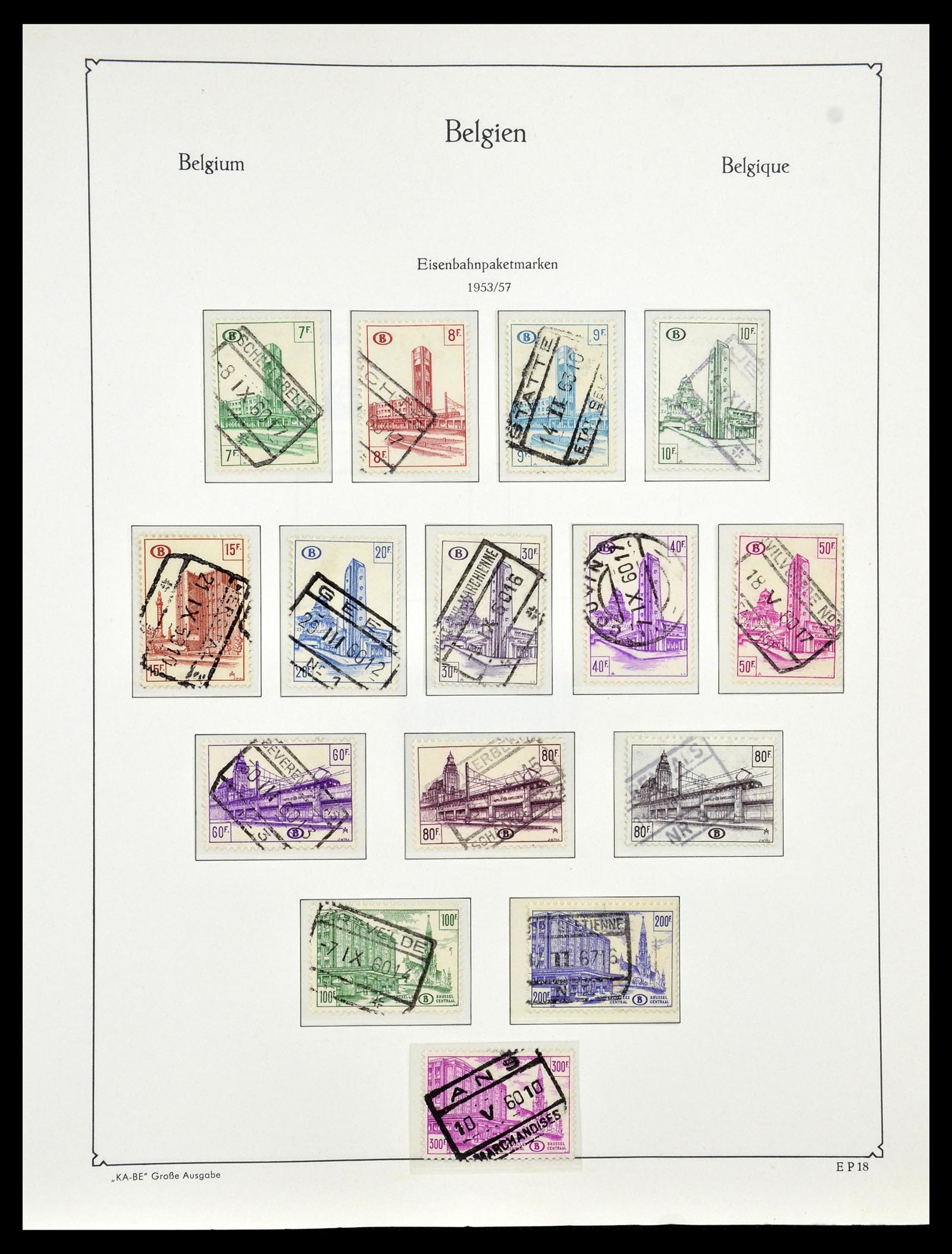 35034 335 - Stamp Collection 35034 Belgium 1849-1982.