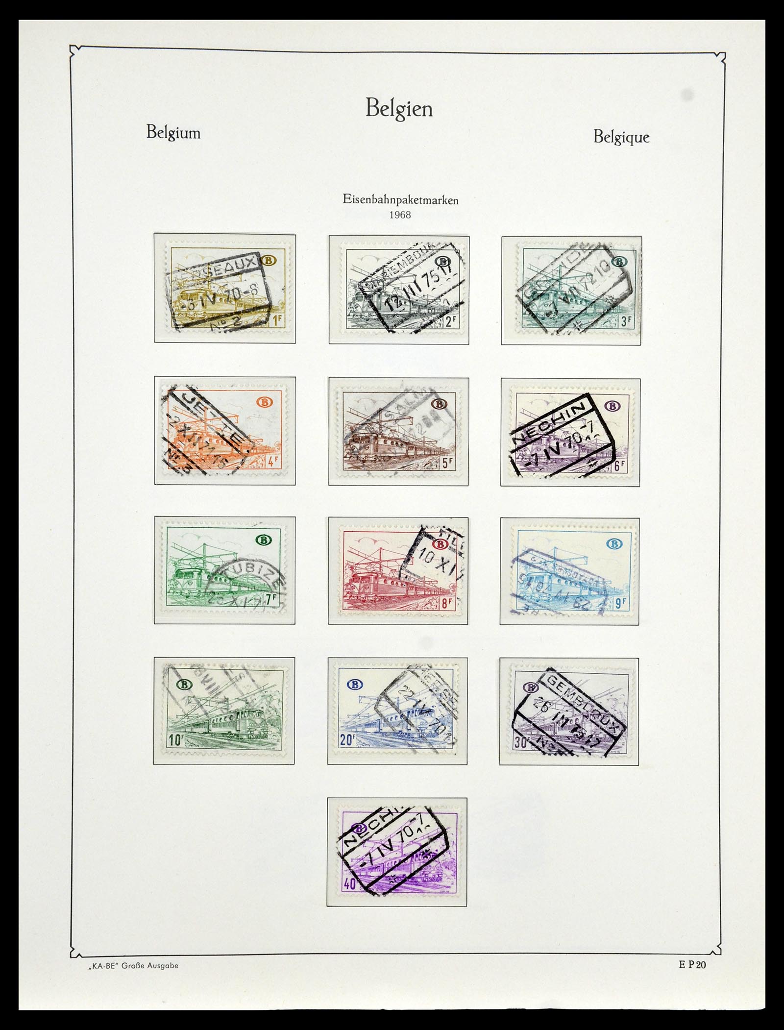 35034 337 - Stamp Collection 35034 Belgium 1849-1982.