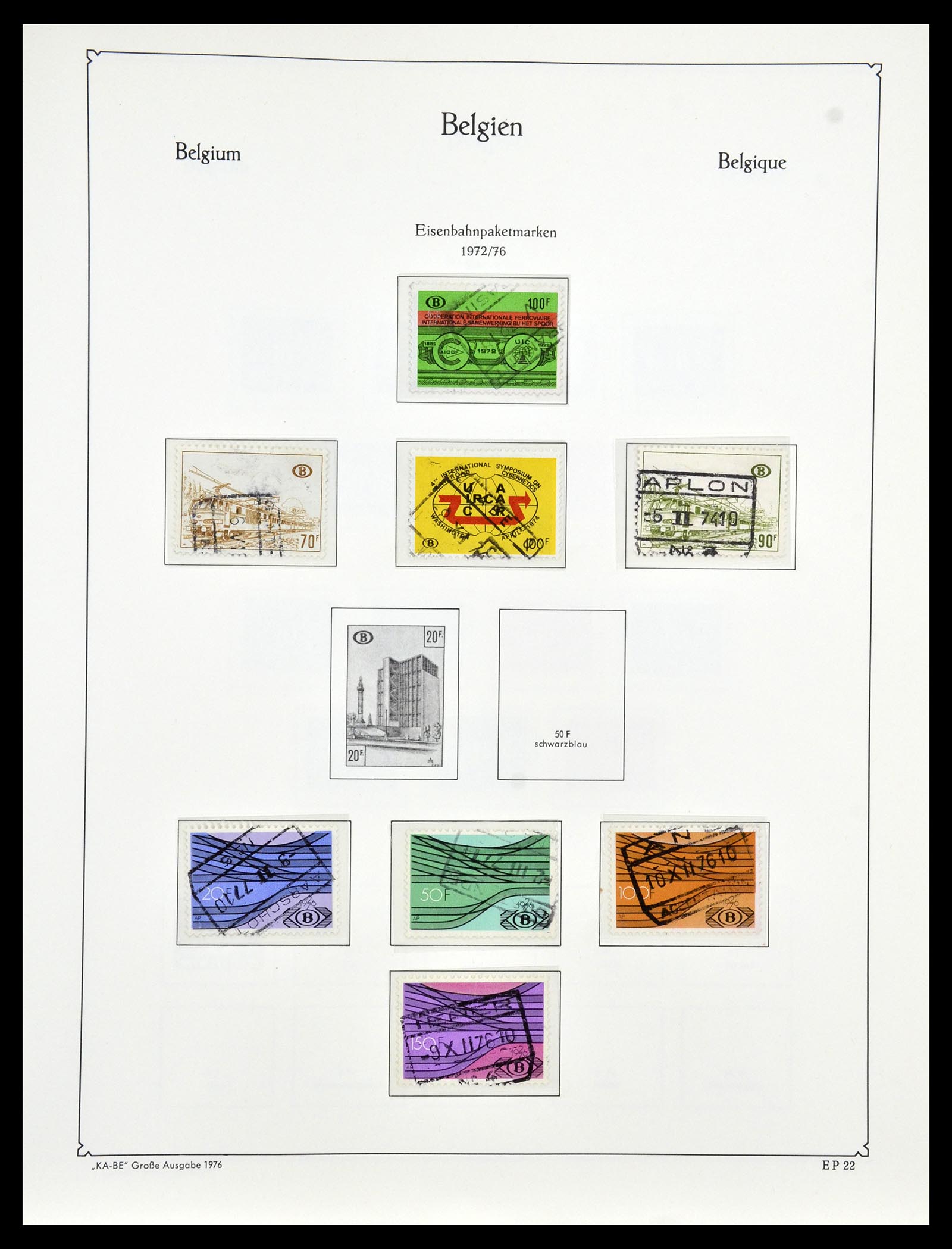 35034 339 - Stamp Collection 35034 Belgium 1849-1982.