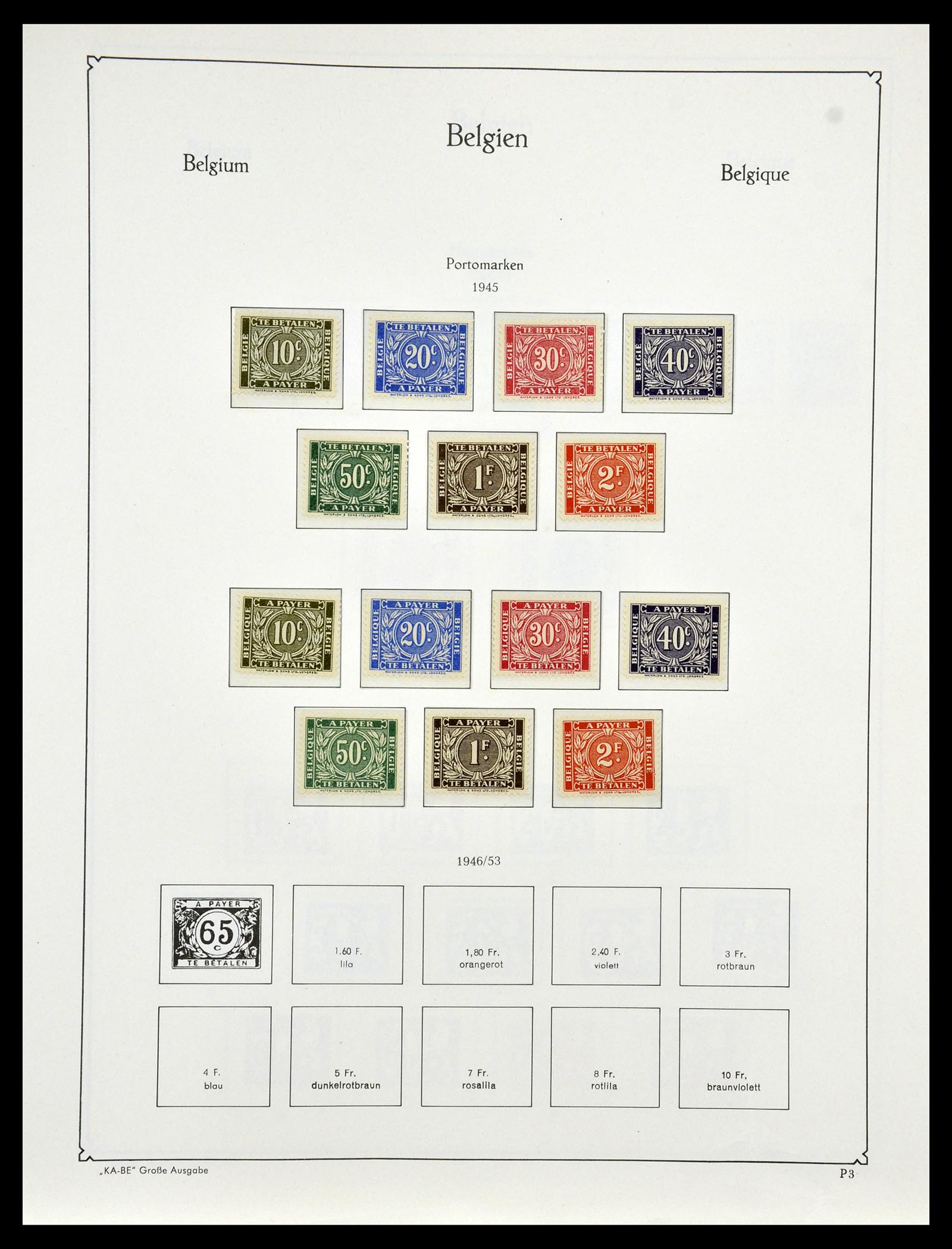 35034 340 - Stamp Collection 35034 Belgium 1849-1982.