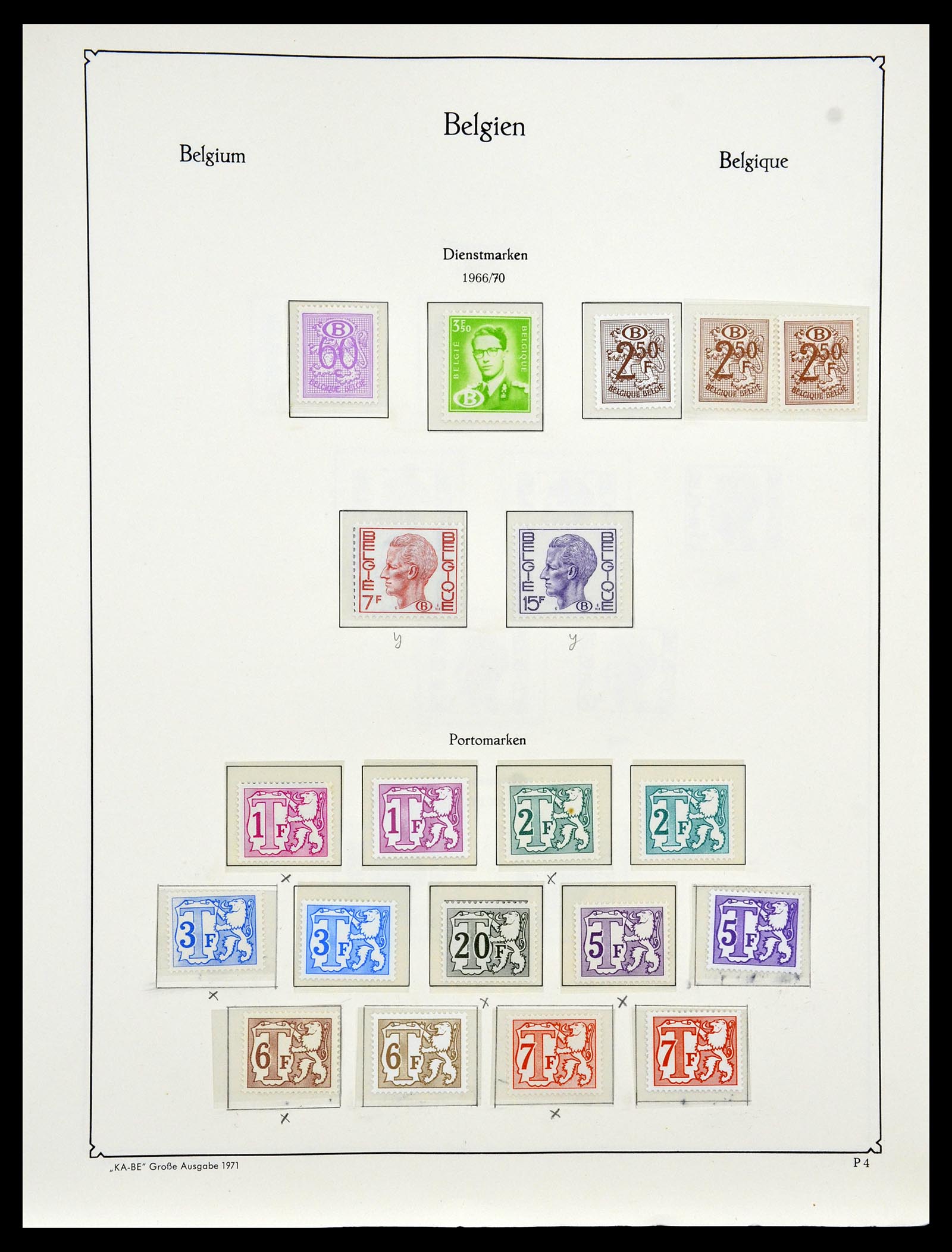 35034 341 - Stamp Collection 35034 Belgium 1849-1982.