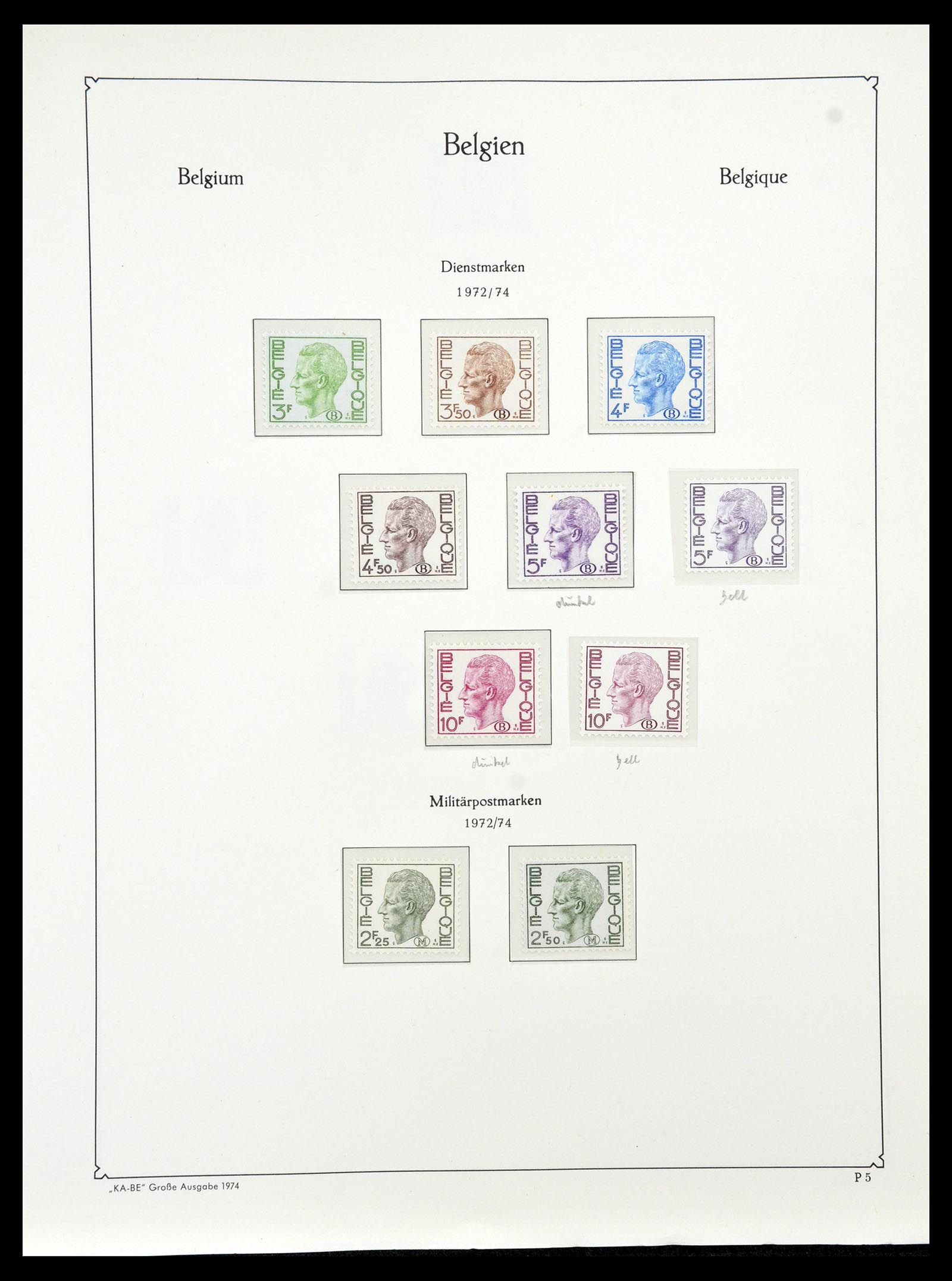 35034 342 - Stamp Collection 35034 Belgium 1849-1982.