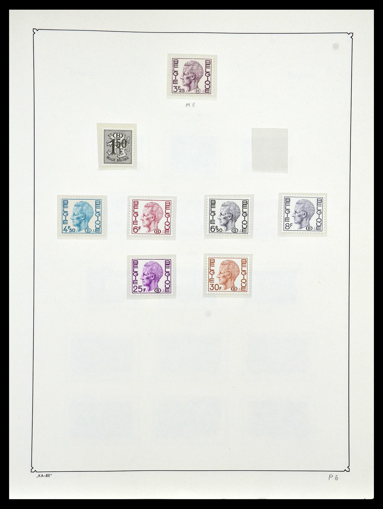 35034 343 - Postzegelverzameling 35034 België 1849-1982.