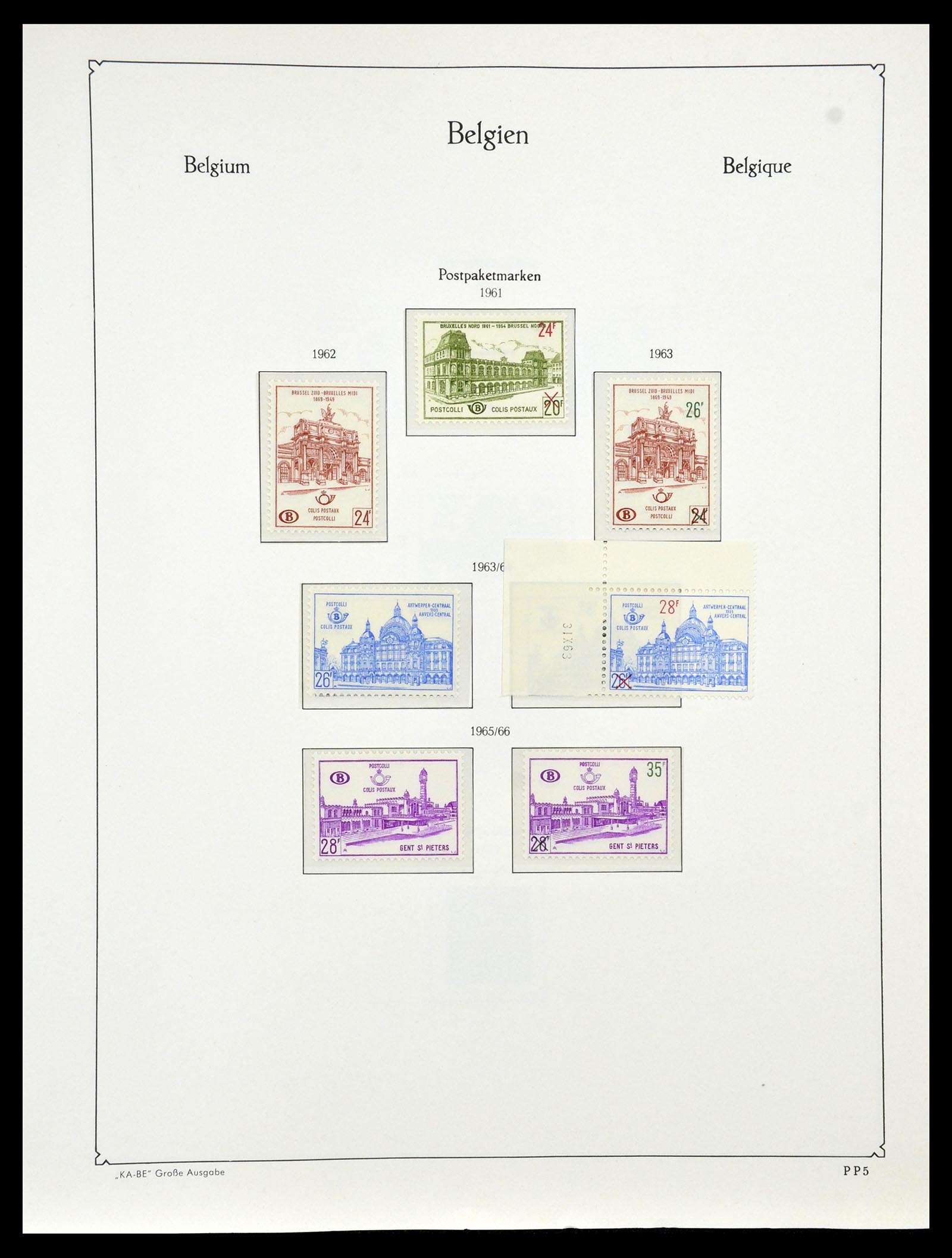 35034 347 - Stamp Collection 35034 Belgium 1849-1982.