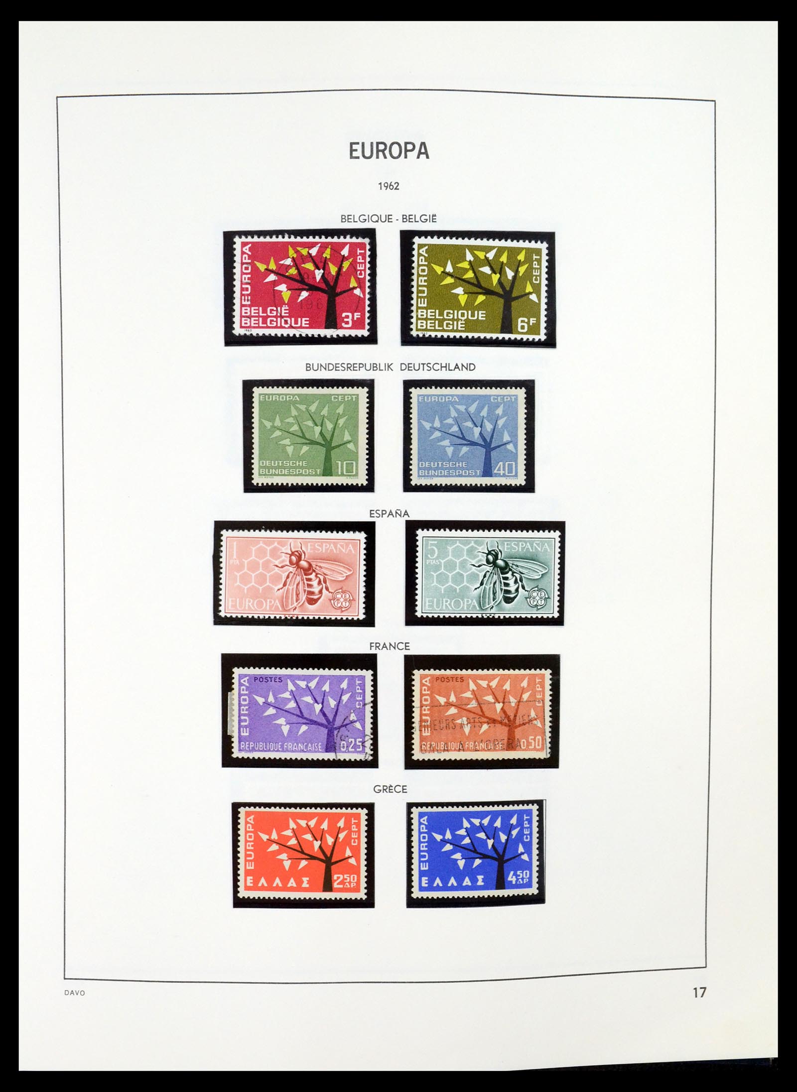 35036 017 - Postzegelverzameling 35036 Europa CEPT 1956-2013.
