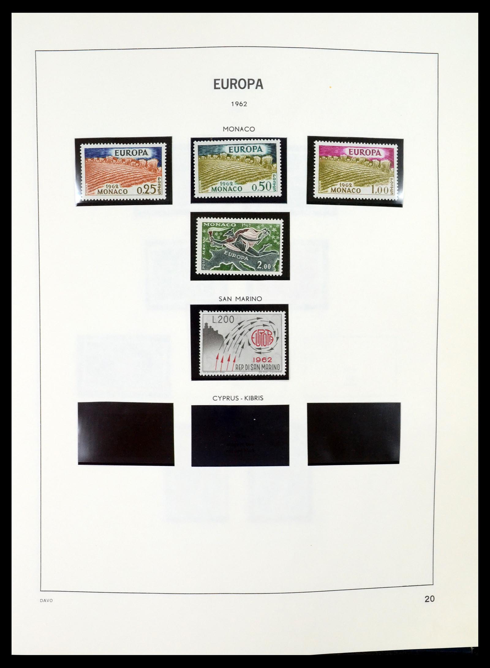 35036 020 - Postzegelverzameling 35036 Europa CEPT 1956-2013.