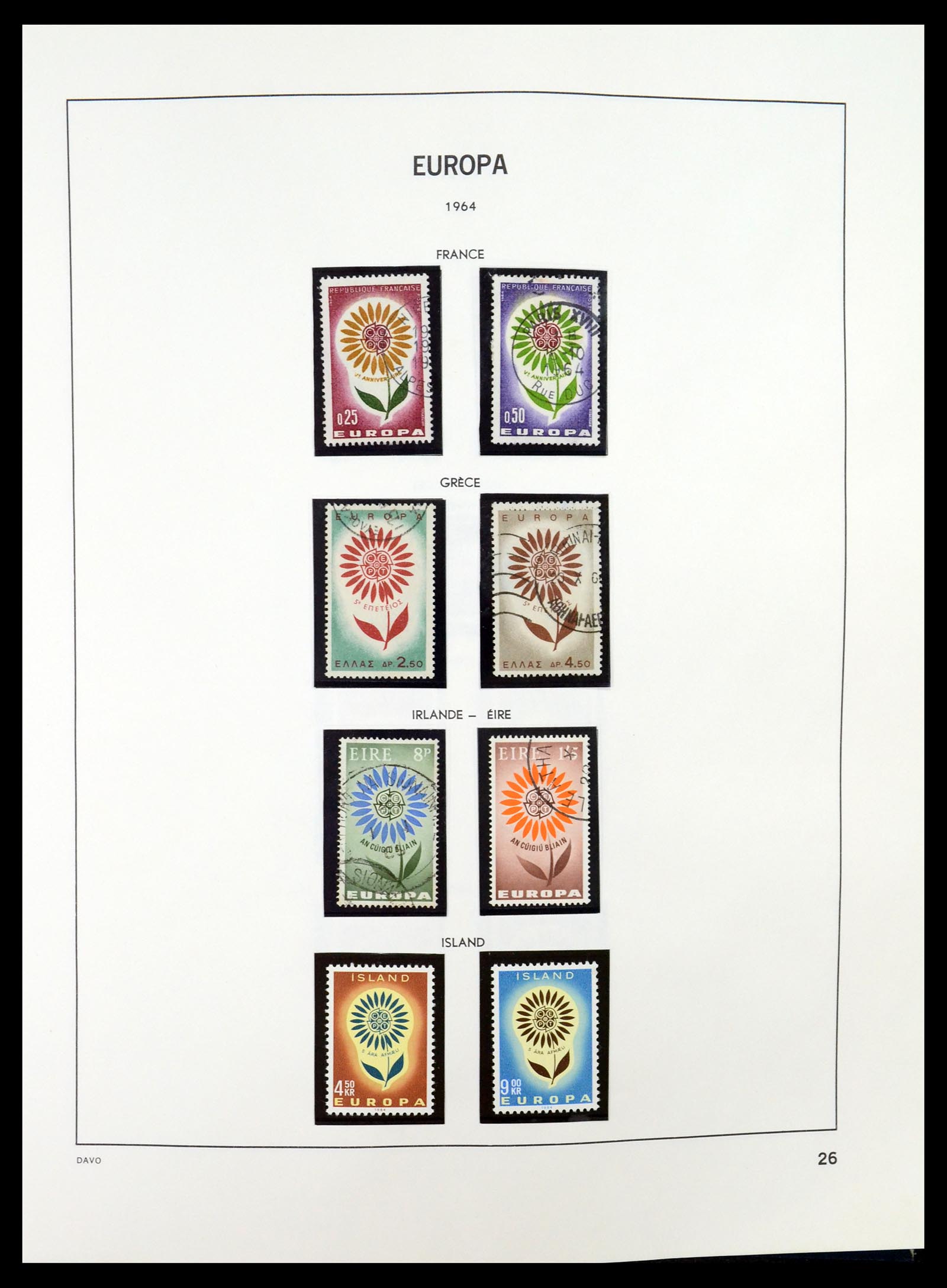 35036 026 - Postzegelverzameling 35036 Europa CEPT 1956-2013.
