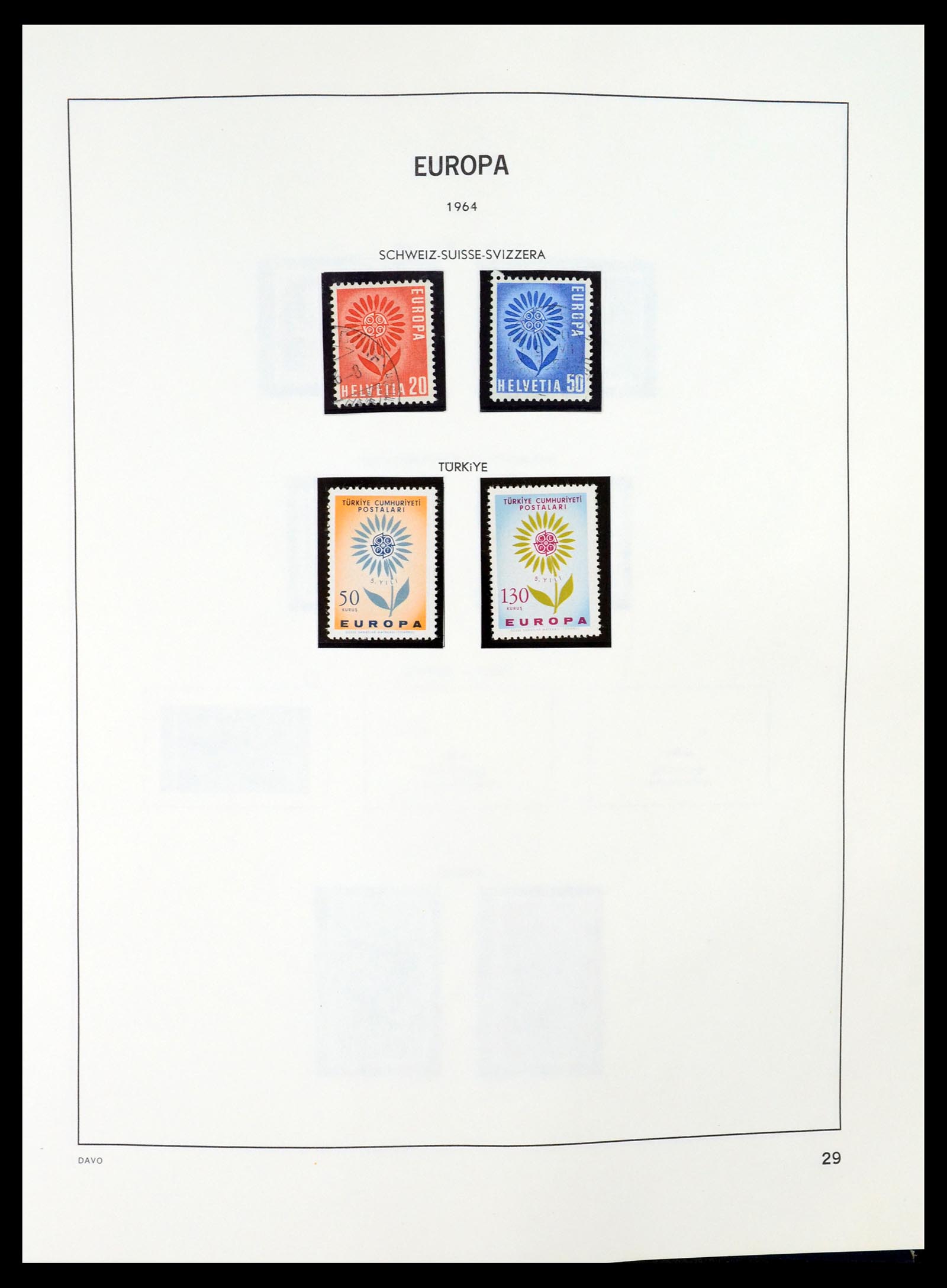35036 029 - Postzegelverzameling 35036 Europa CEPT 1956-2013.