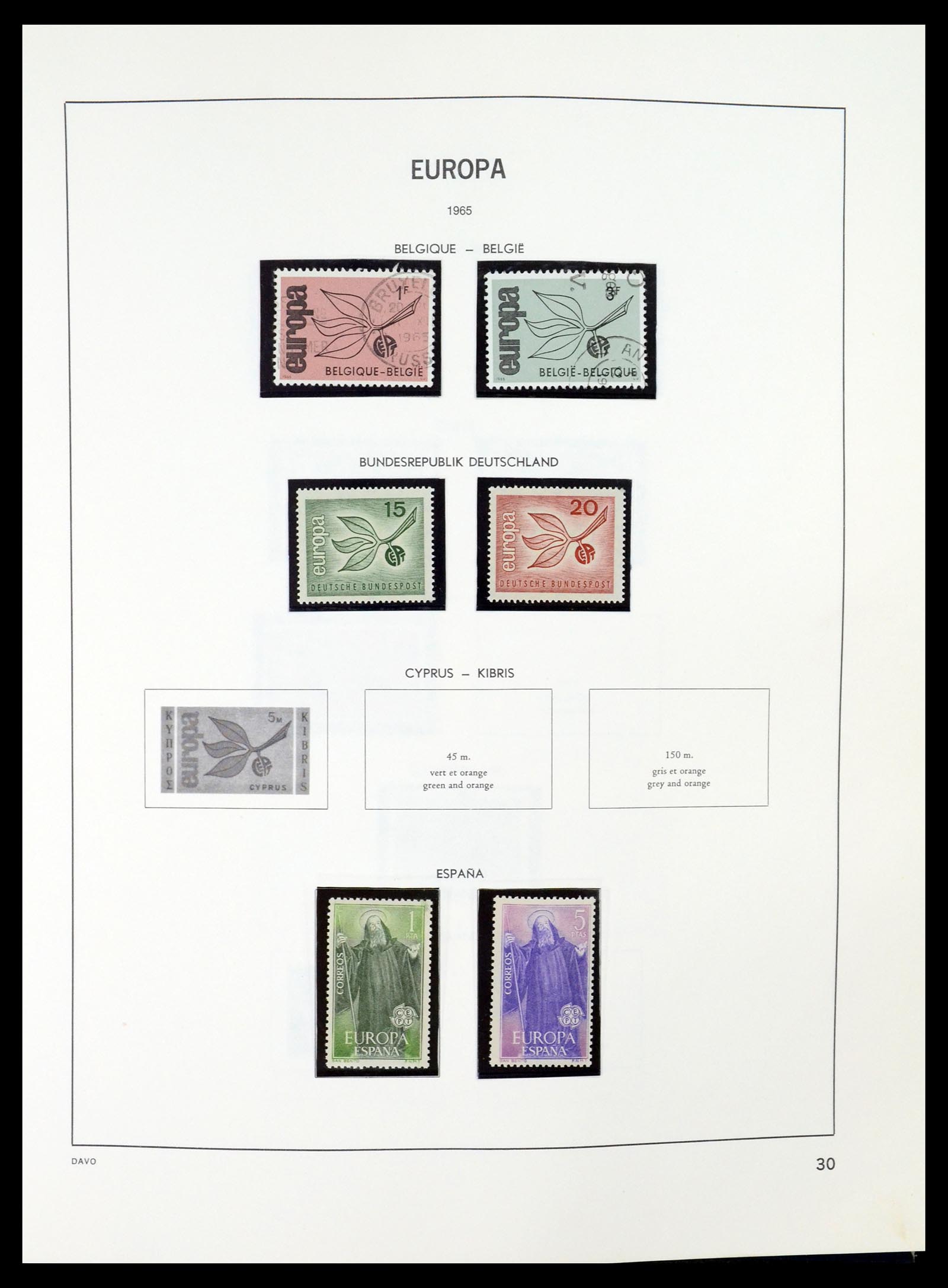 35036 030 - Postzegelverzameling 35036 Europa CEPT 1956-2013.