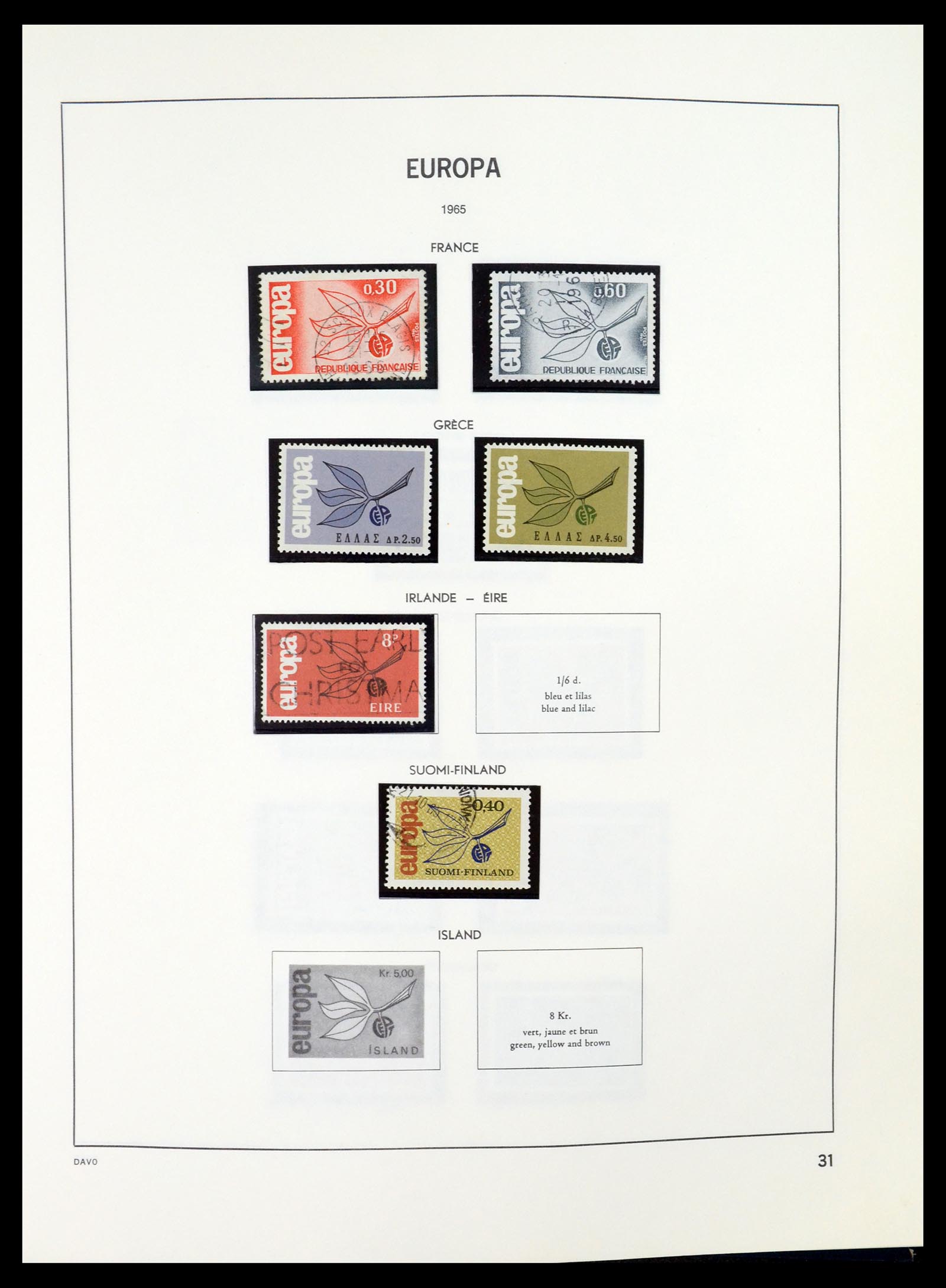 35036 031 - Stamp Collection 35036 Europa CEPT 1956-2013.