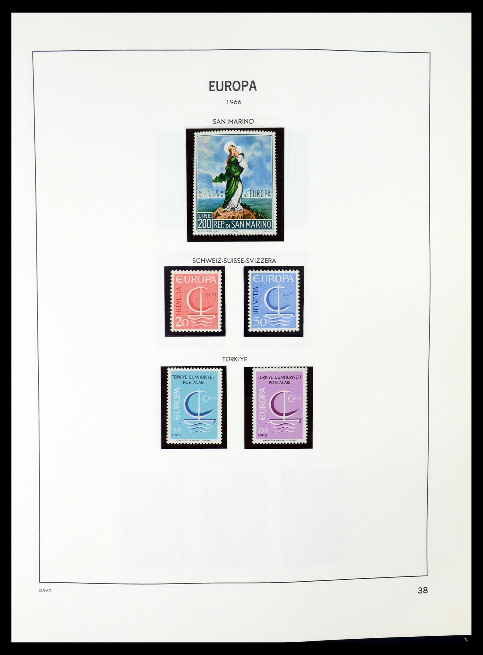 35036 038 - Postzegelverzameling 35036 Europa CEPT 1956-2013.