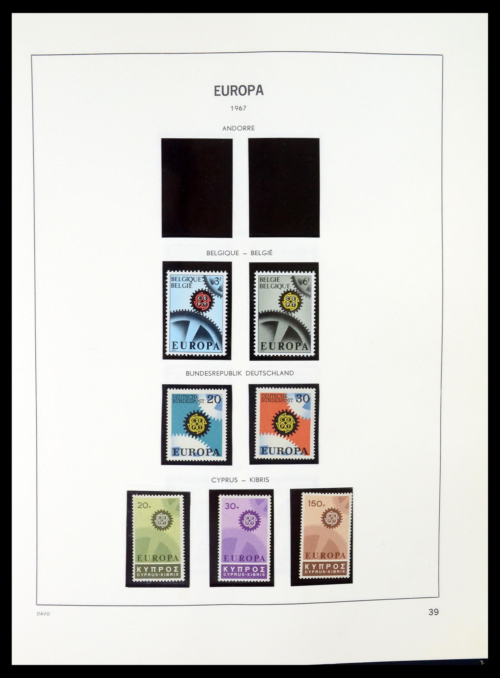 35036 039 - Postzegelverzameling 35036 Europa CEPT 1956-2013.