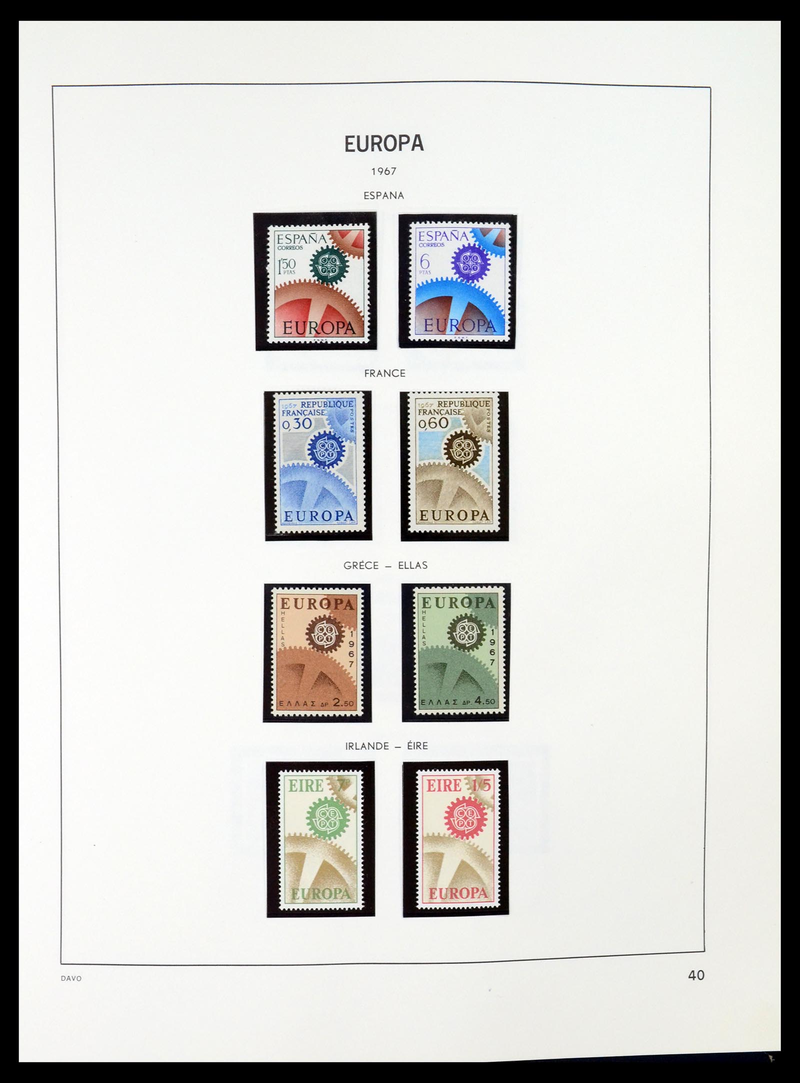 35036 040 - Postzegelverzameling 35036 Europa CEPT 1956-2013.