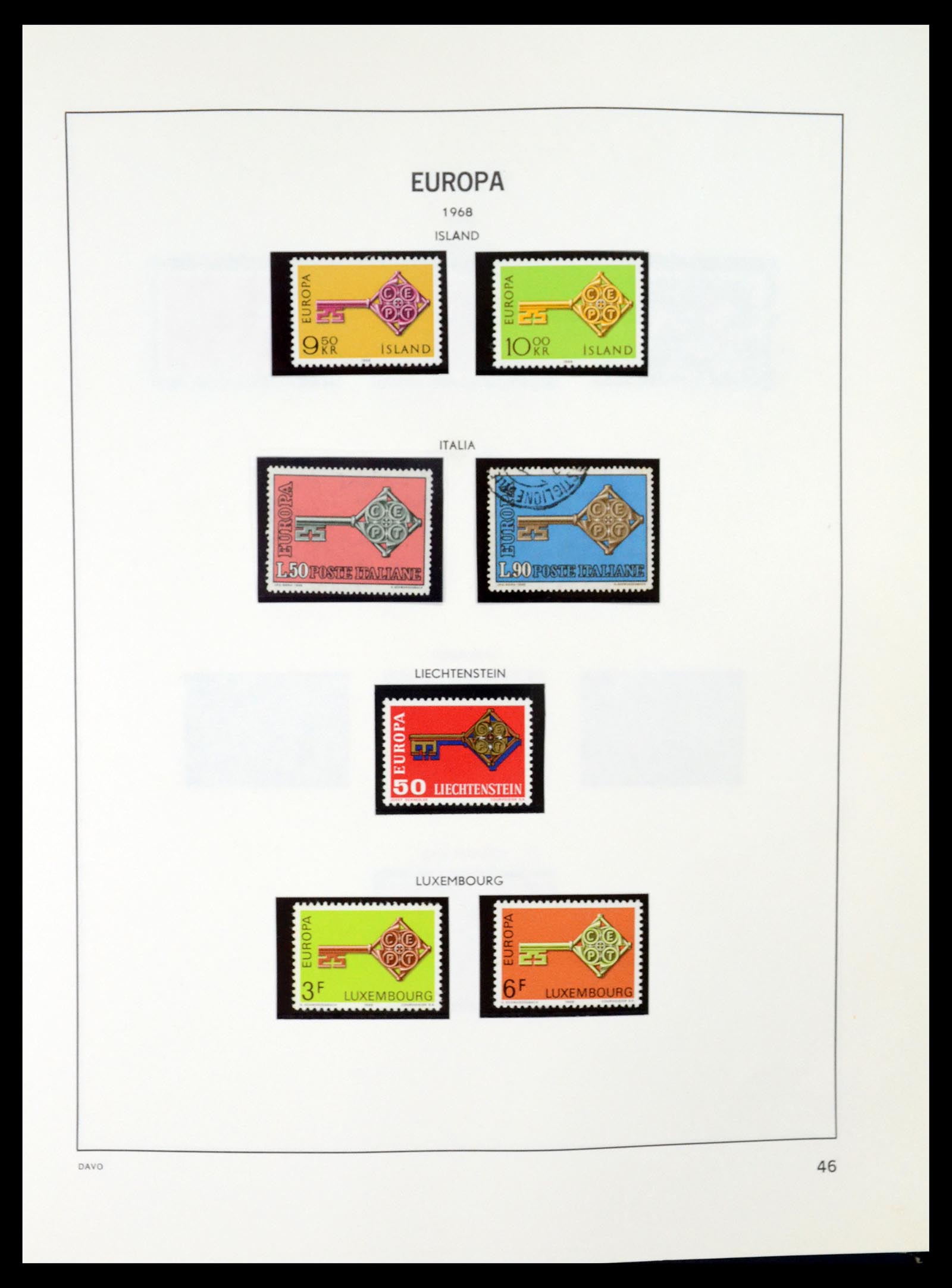 35036 046 - Postzegelverzameling 35036 Europa CEPT 1956-2013.