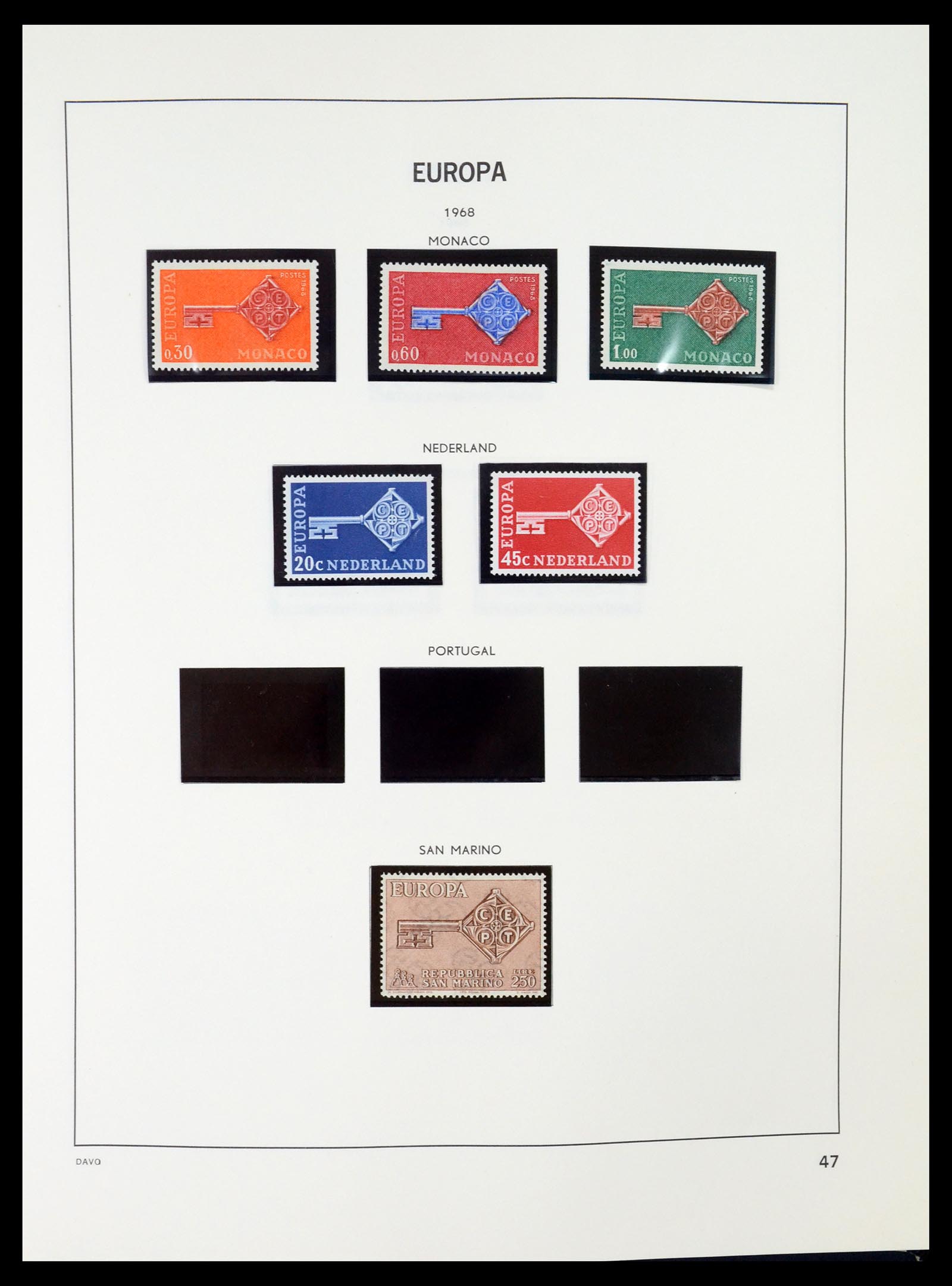 35036 047 - Postzegelverzameling 35036 Europa CEPT 1956-2013.