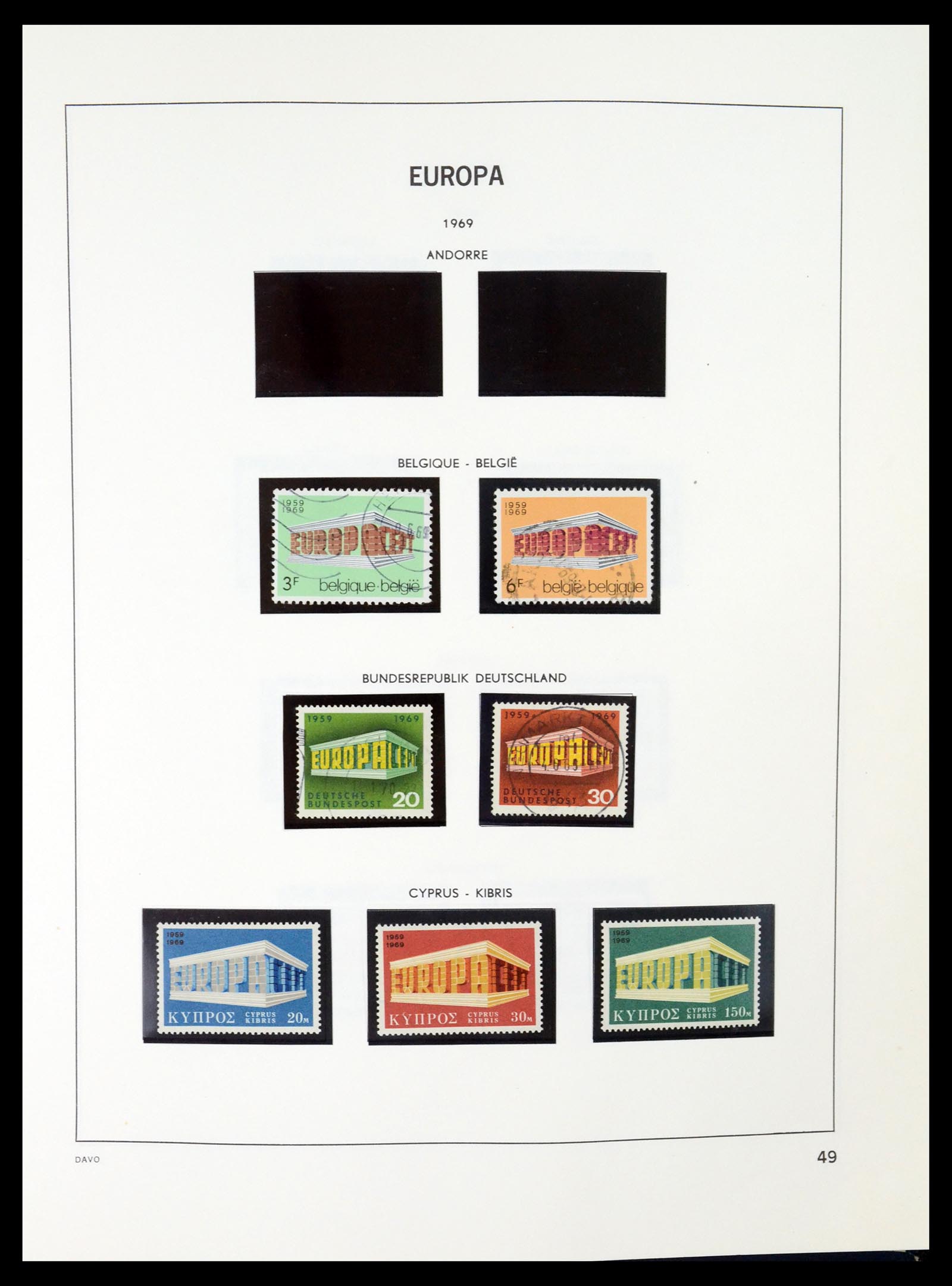 35036 049 - Postzegelverzameling 35036 Europa CEPT 1956-2013.