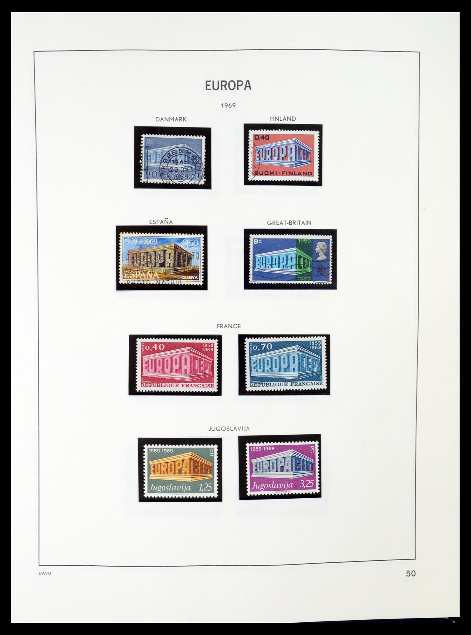 35036 050 - Postzegelverzameling 35036 Europa CEPT 1956-2013.