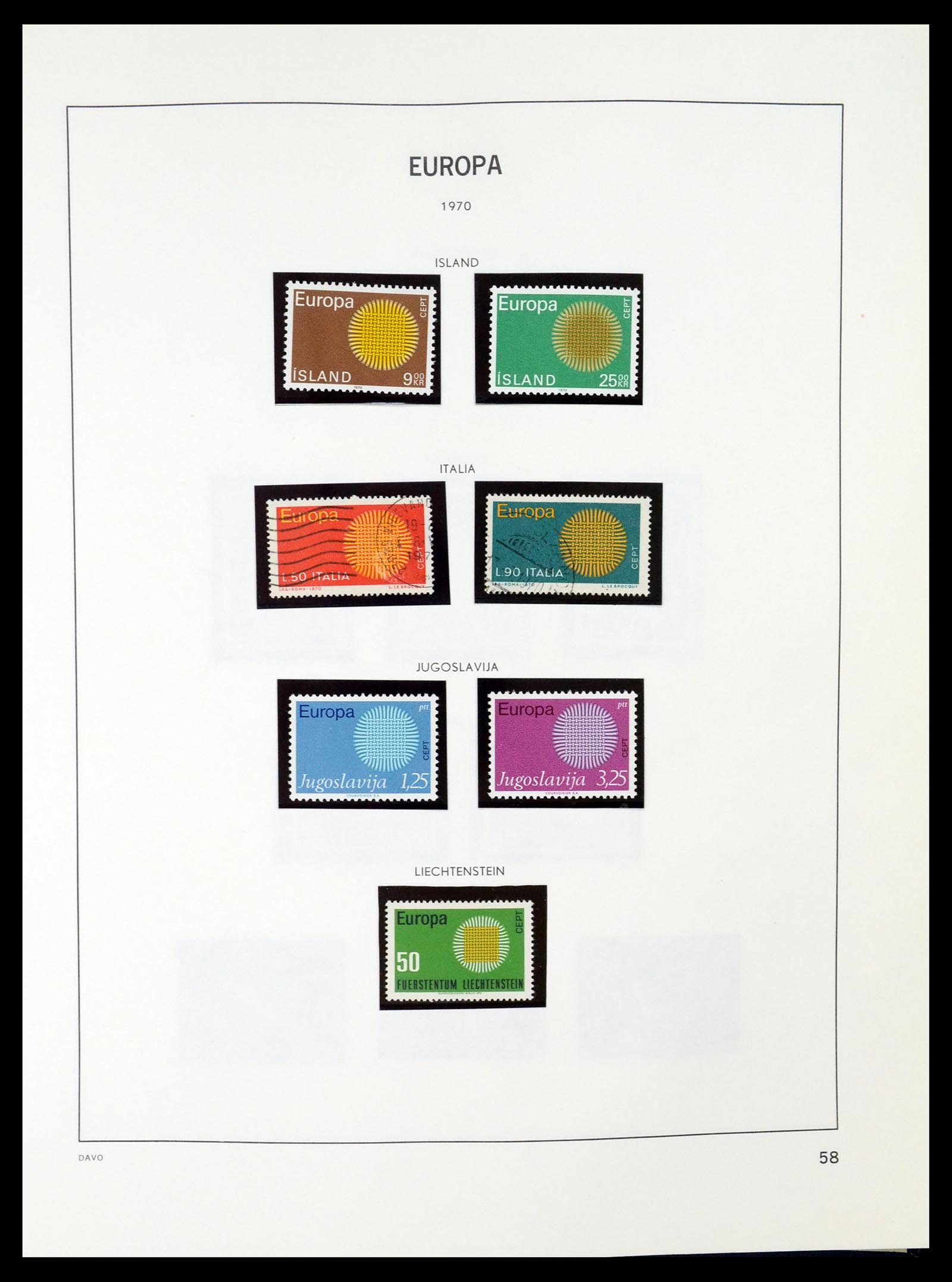 35036 057 - Postzegelverzameling 35036 Europa CEPT 1956-2013.