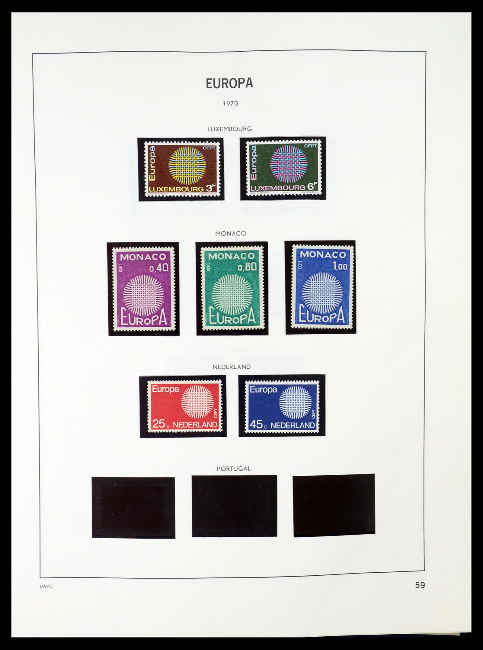 35036 058 - Stamp Collection 35036 Europa CEPT 1956-2013.