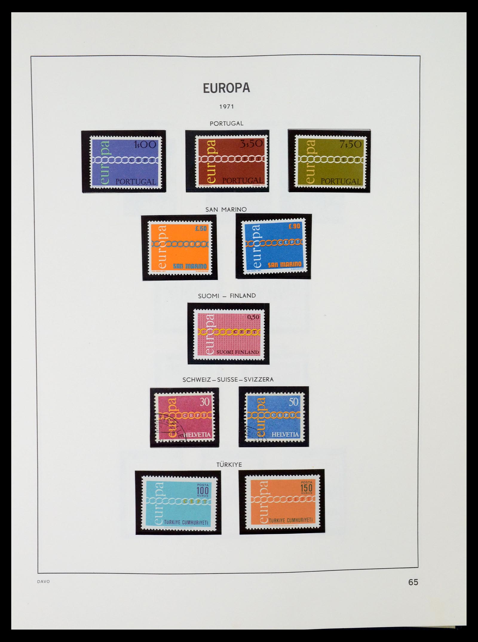35036 064 - Postzegelverzameling 35036 Europa CEPT 1956-2013.