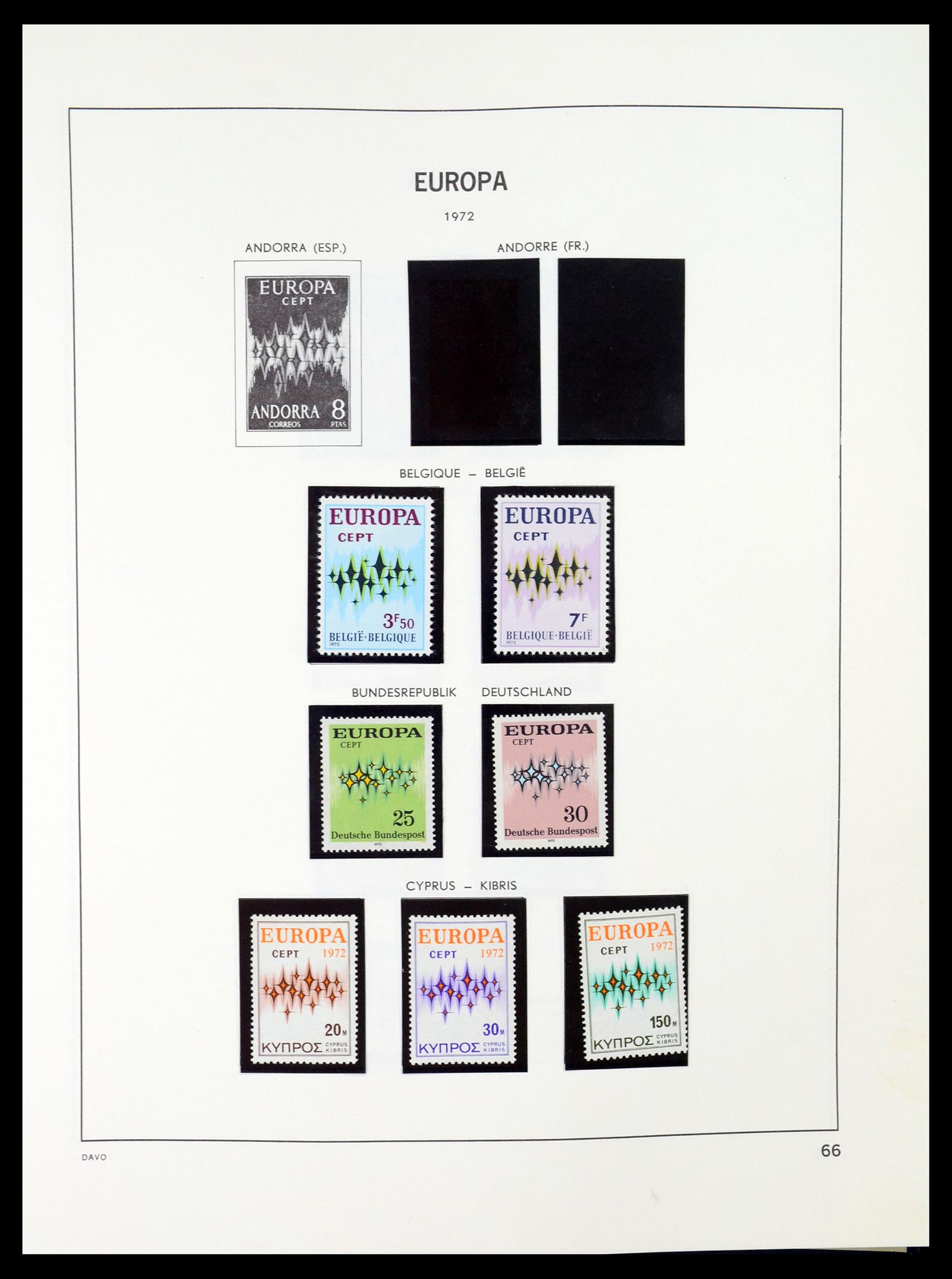 35036 065 - Postzegelverzameling 35036 Europa CEPT 1956-2013.